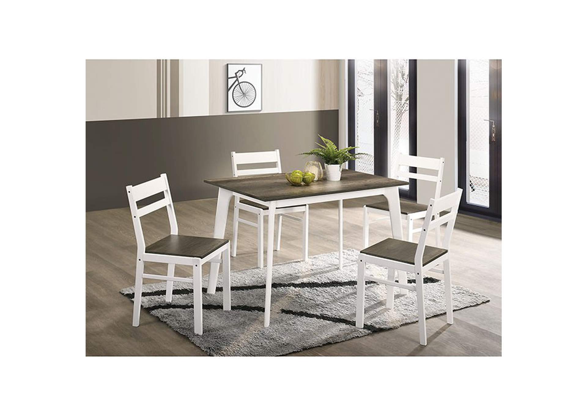 Debbie 5 Pc. Dining Table Set,Furniture of America