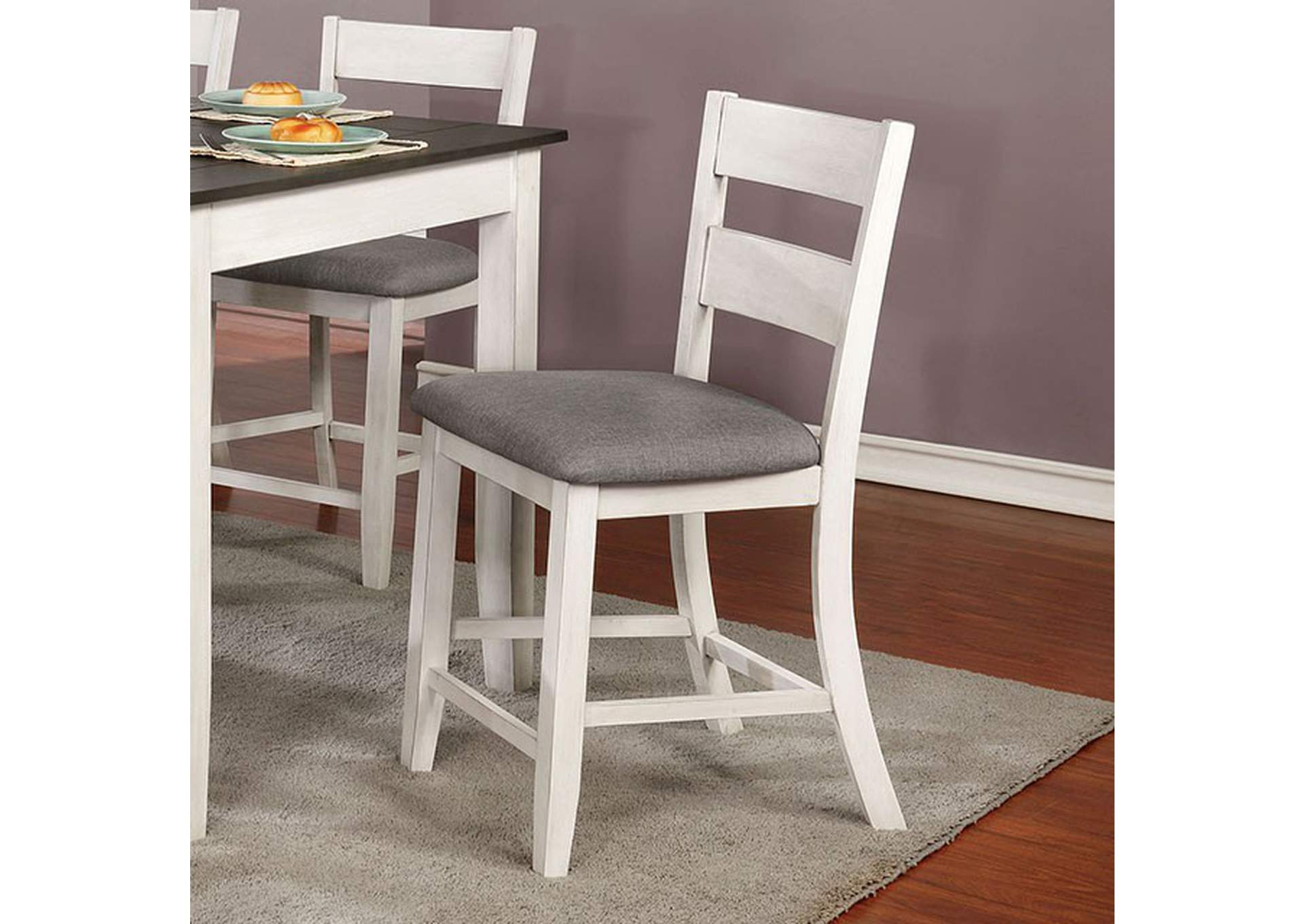 Anadia Counter Ht. Side Chair (2/Ctn),Furniture of America