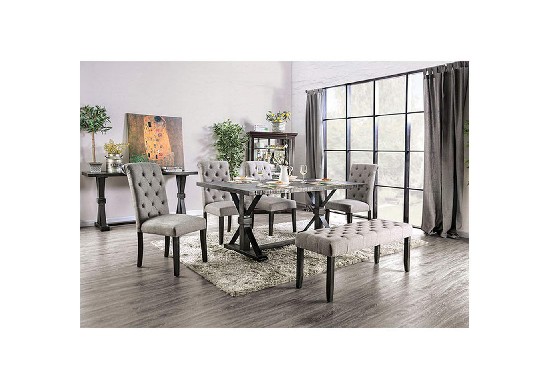 Alfred Dining Table,Furniture of America