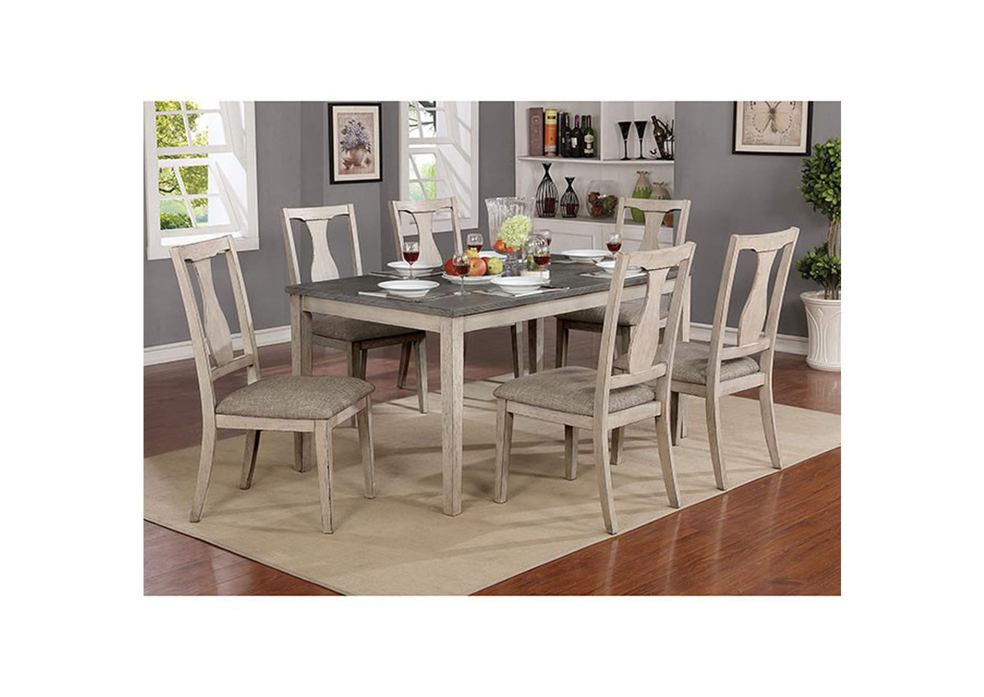 Ann Dining Table Set,Furniture of America