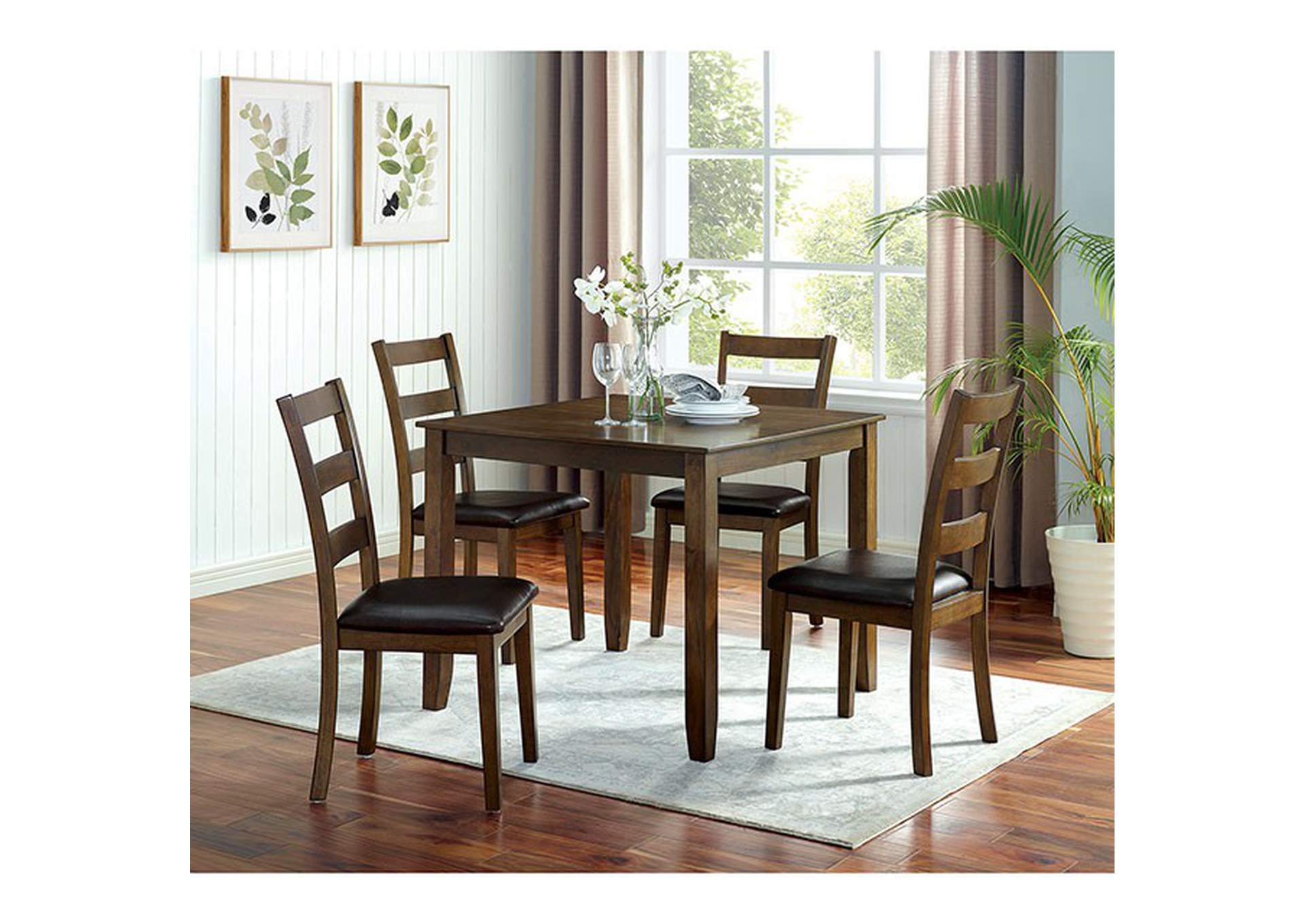 Gracefield 5 Pc. Dining Table Set,Furniture of America