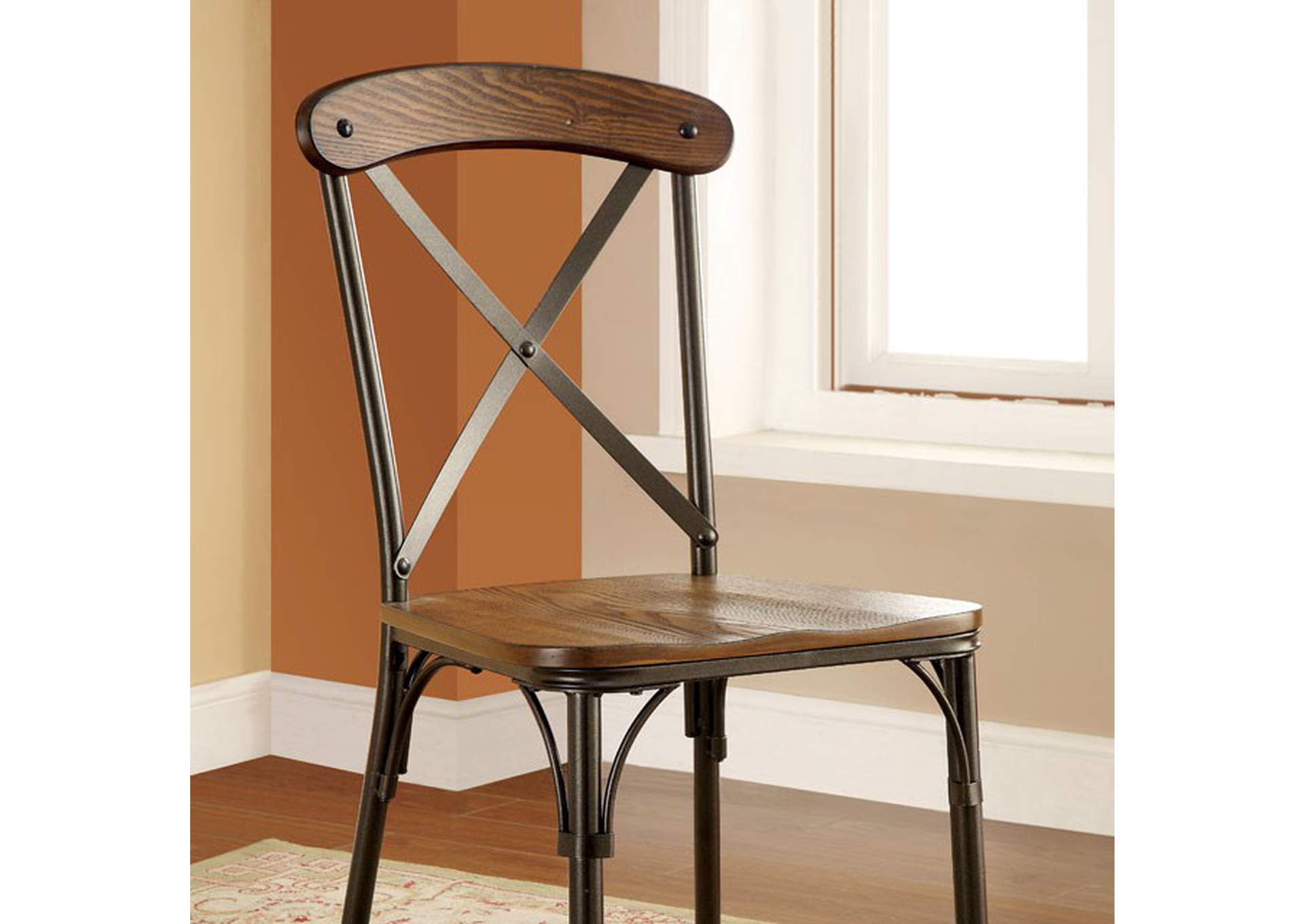 Crosby Side Chair (2/Box),Furniture of America