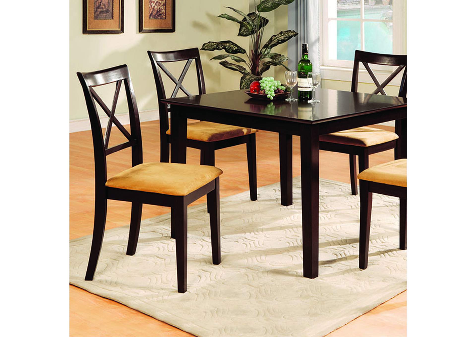 Melbourne 38" Square Dining Table,Furniture of America