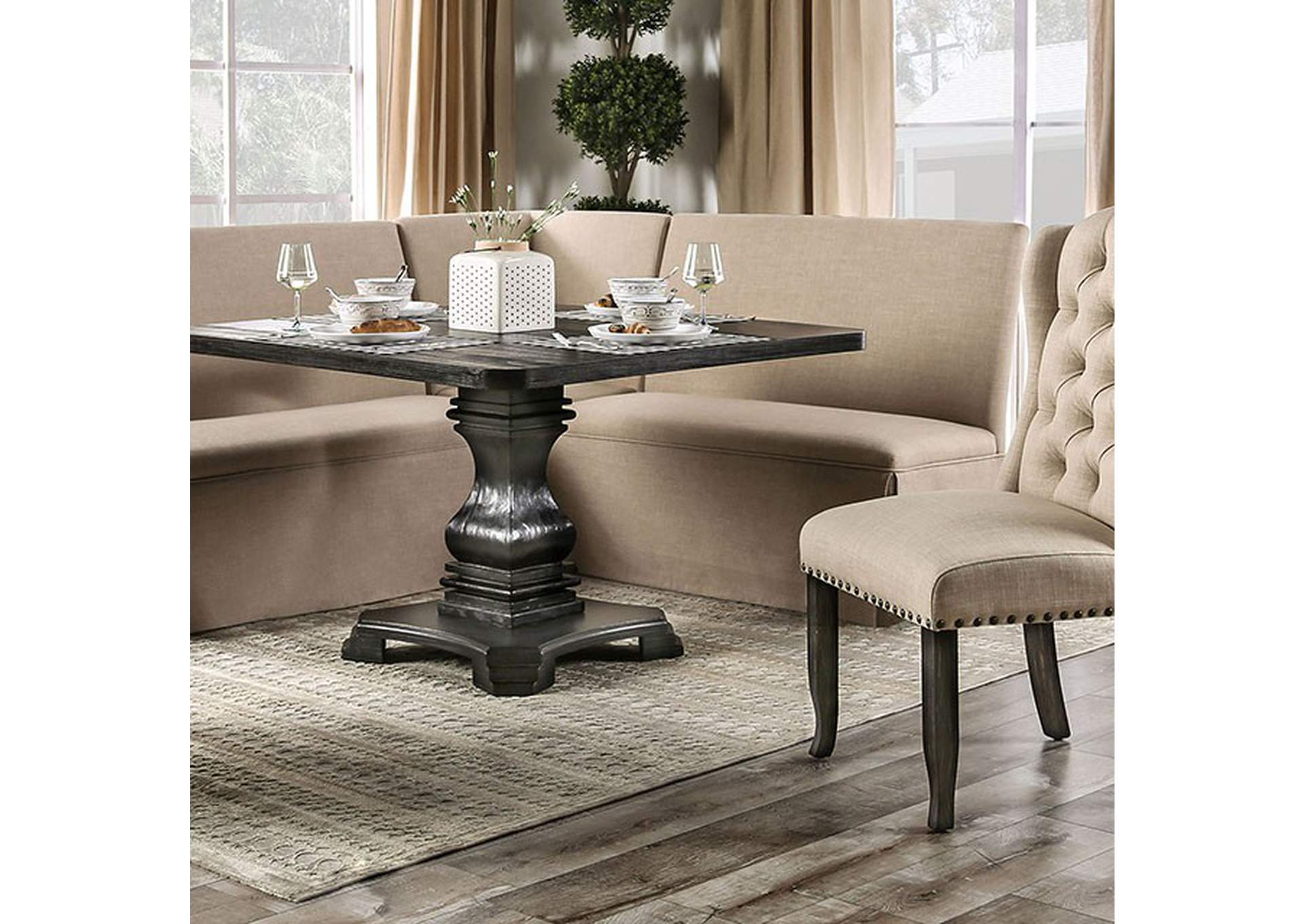 Black Square Dining Room Table - Topmax Dining Table Set For 4 Square Dining Room Tables And Chairs Solid Wood Ergonomic Dining Room Set For Small Place Black Walmart Com Walmart Com / Square black dining room sets.