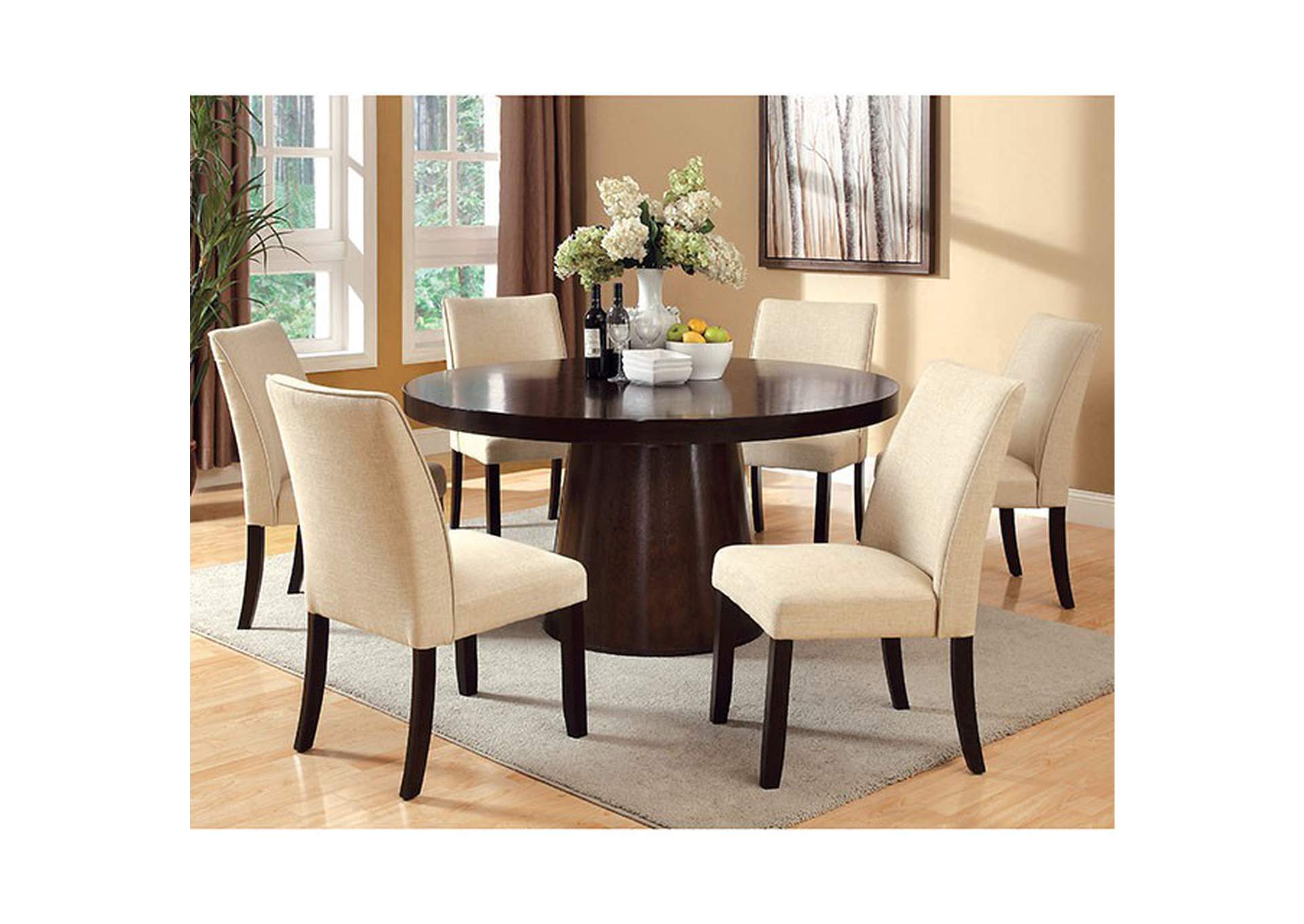 Havana Round Dining Table,Furniture of America