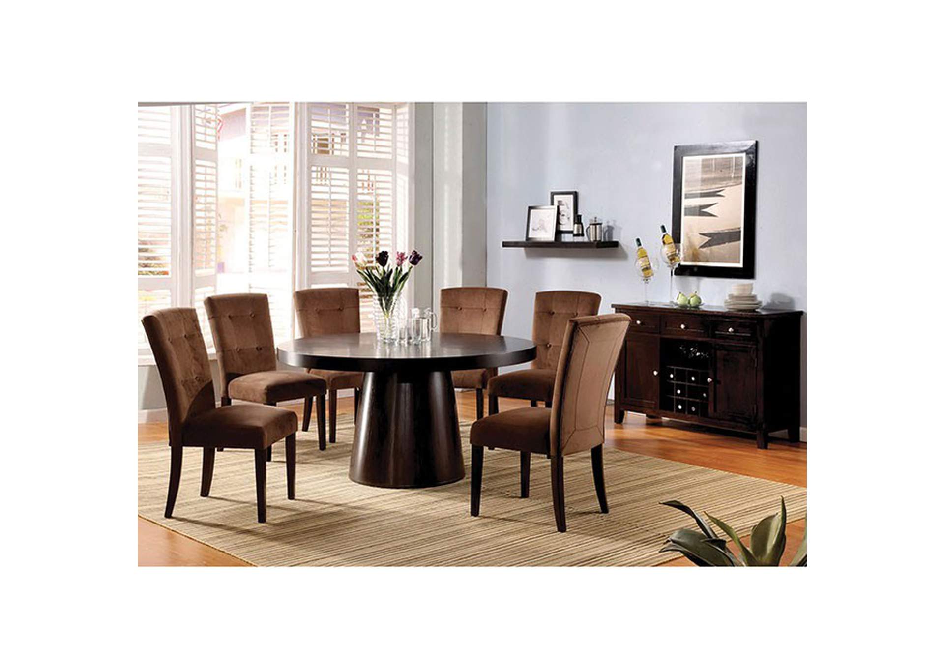 Havana Round Dining Table,Furniture of America