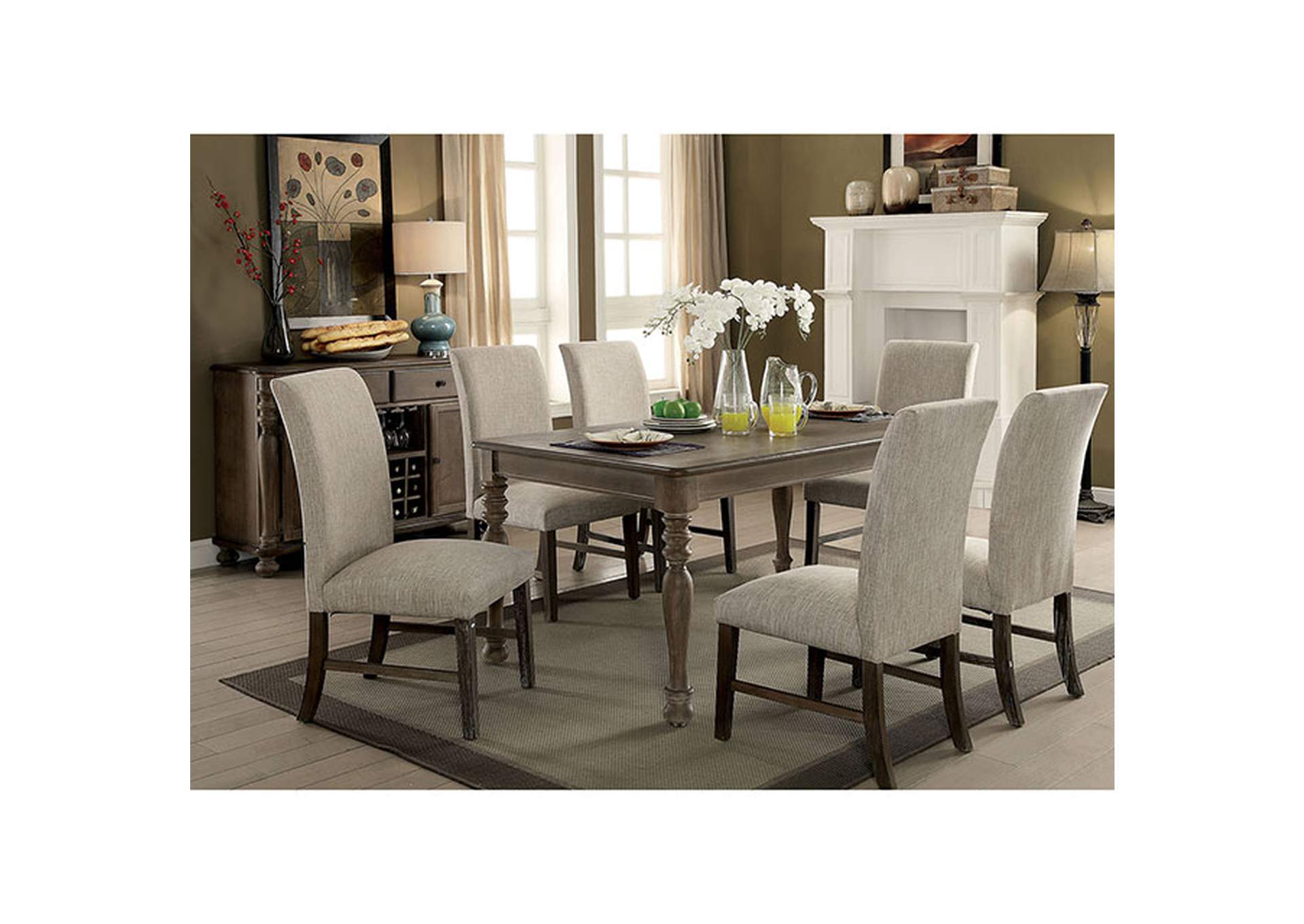 Siobhan Dining Table,Furniture of America