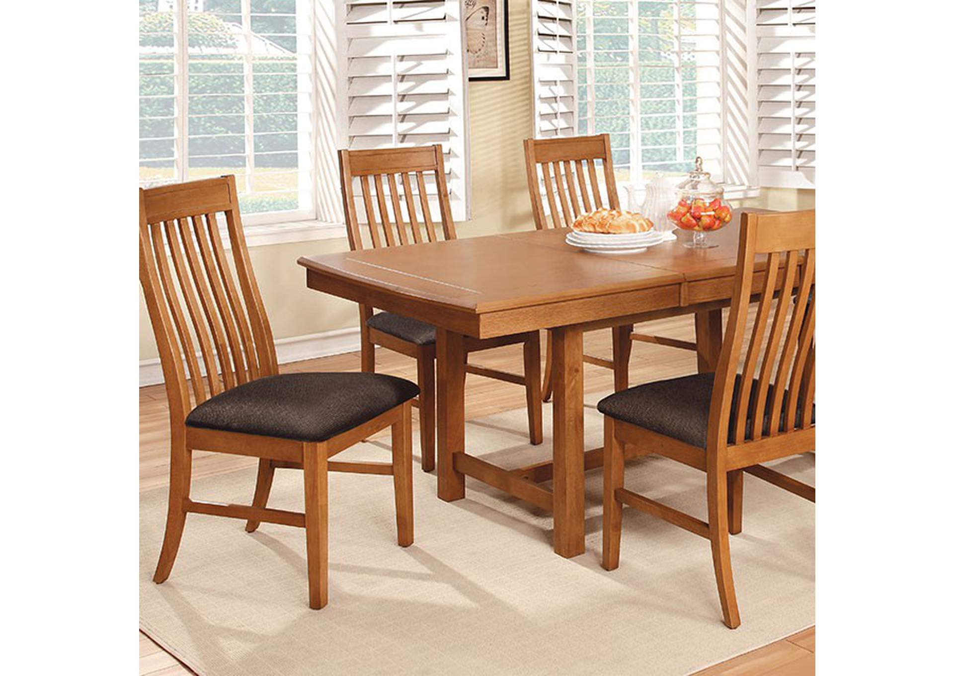 Oaks Dining Table,Furniture of America