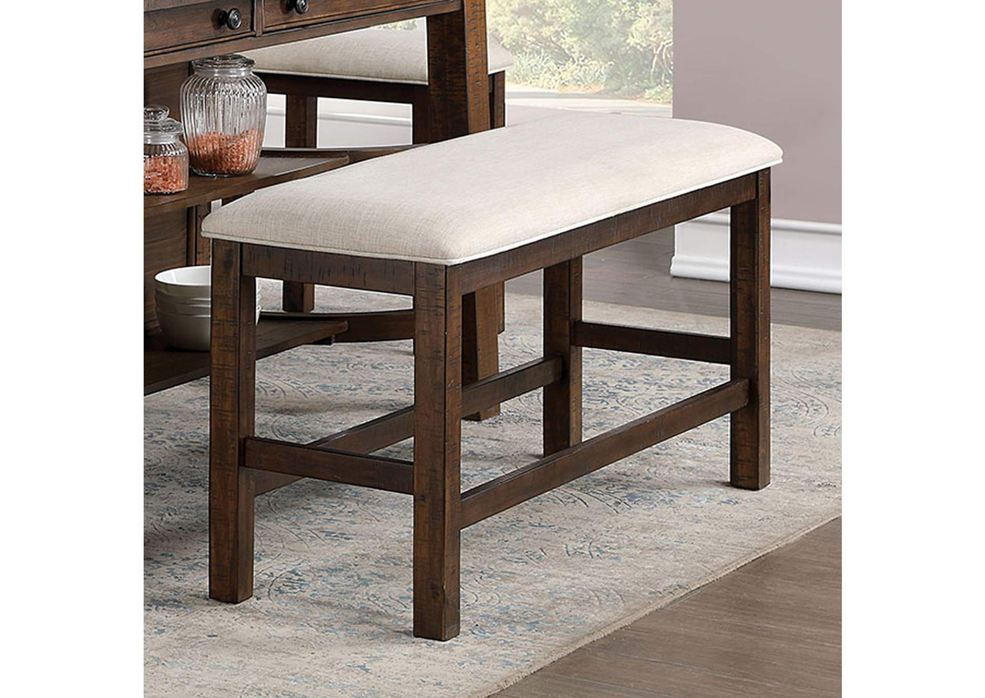 Fredonia Counter Ht. Bench,Furniture of America