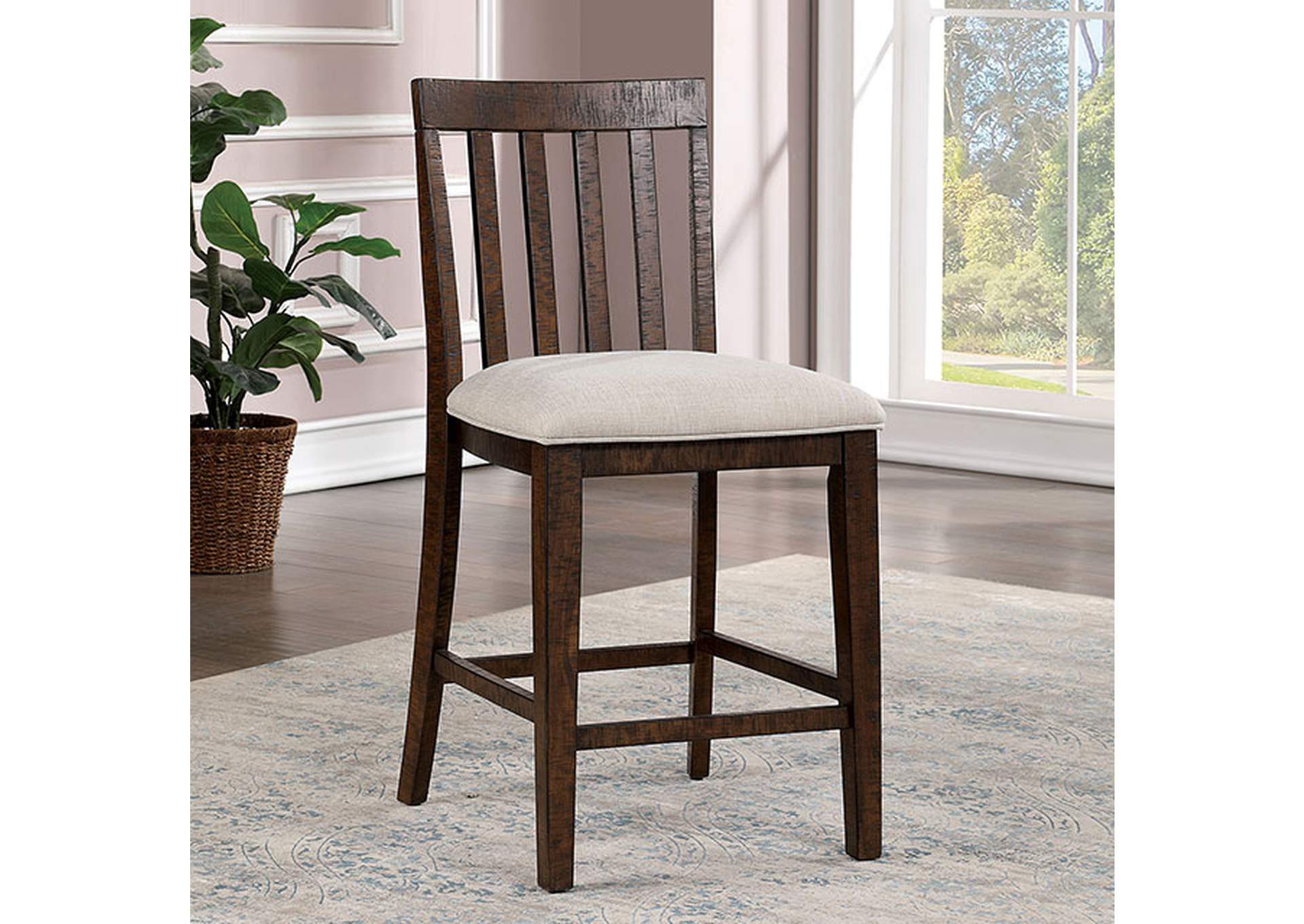 Fredonia Counter Ht. Chair (2/Box),Furniture of America