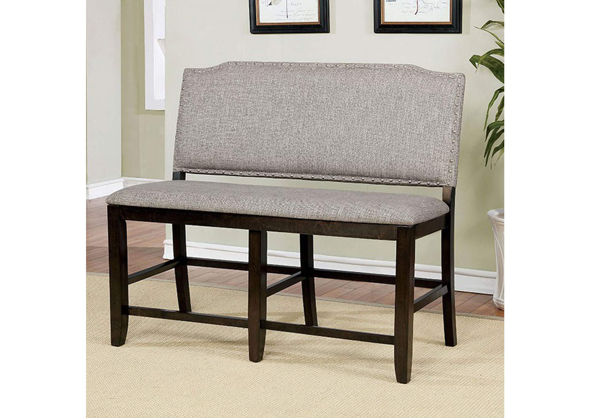 Teagan Counter Ht. Bench,Furniture of America