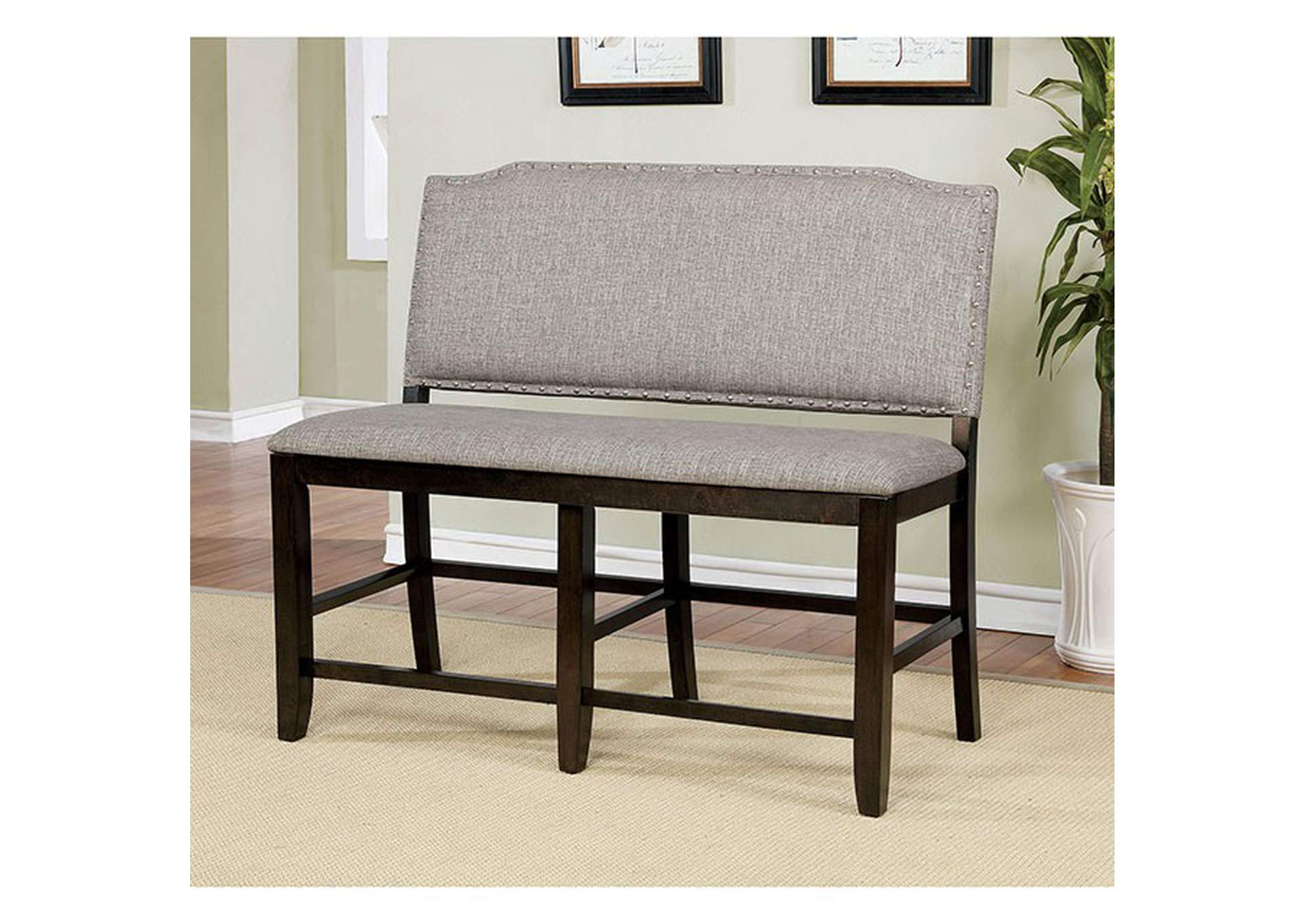 Teagan Counter Ht. Bench,Furniture of America