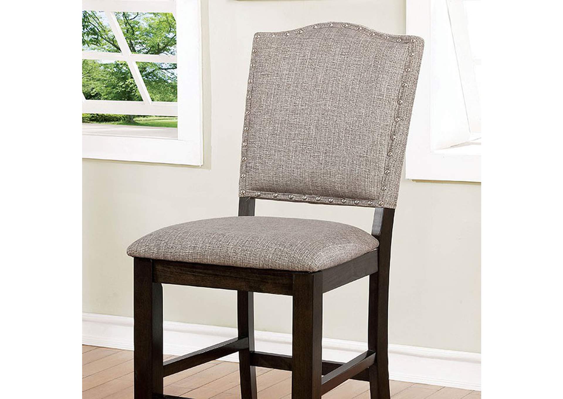 Teagan Counter Ht. Chair (2/Ctn),Furniture of America