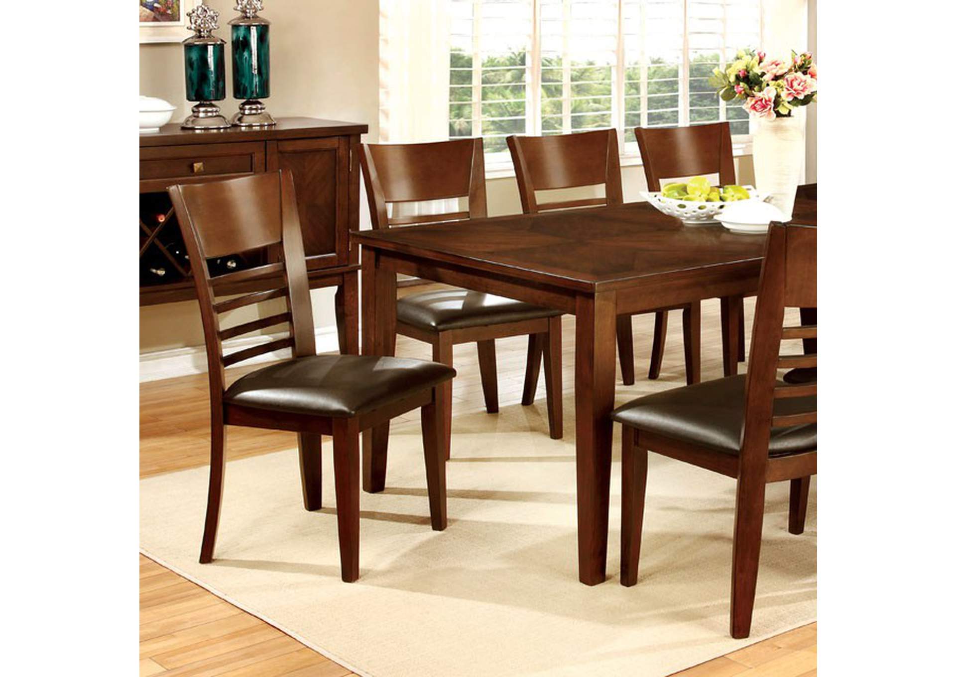 Hillsview l 78" Extension Leaf Dining Table,Furniture of America