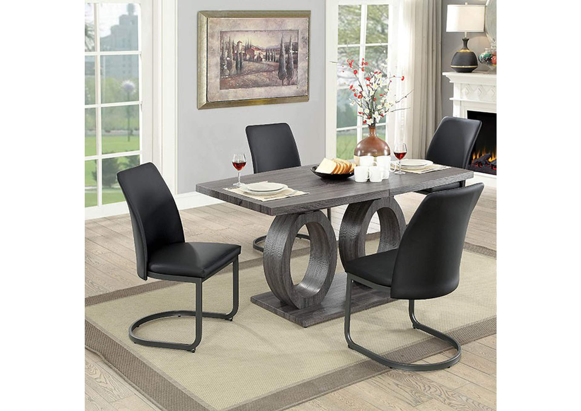 Saskia Dining Table,Furniture of America