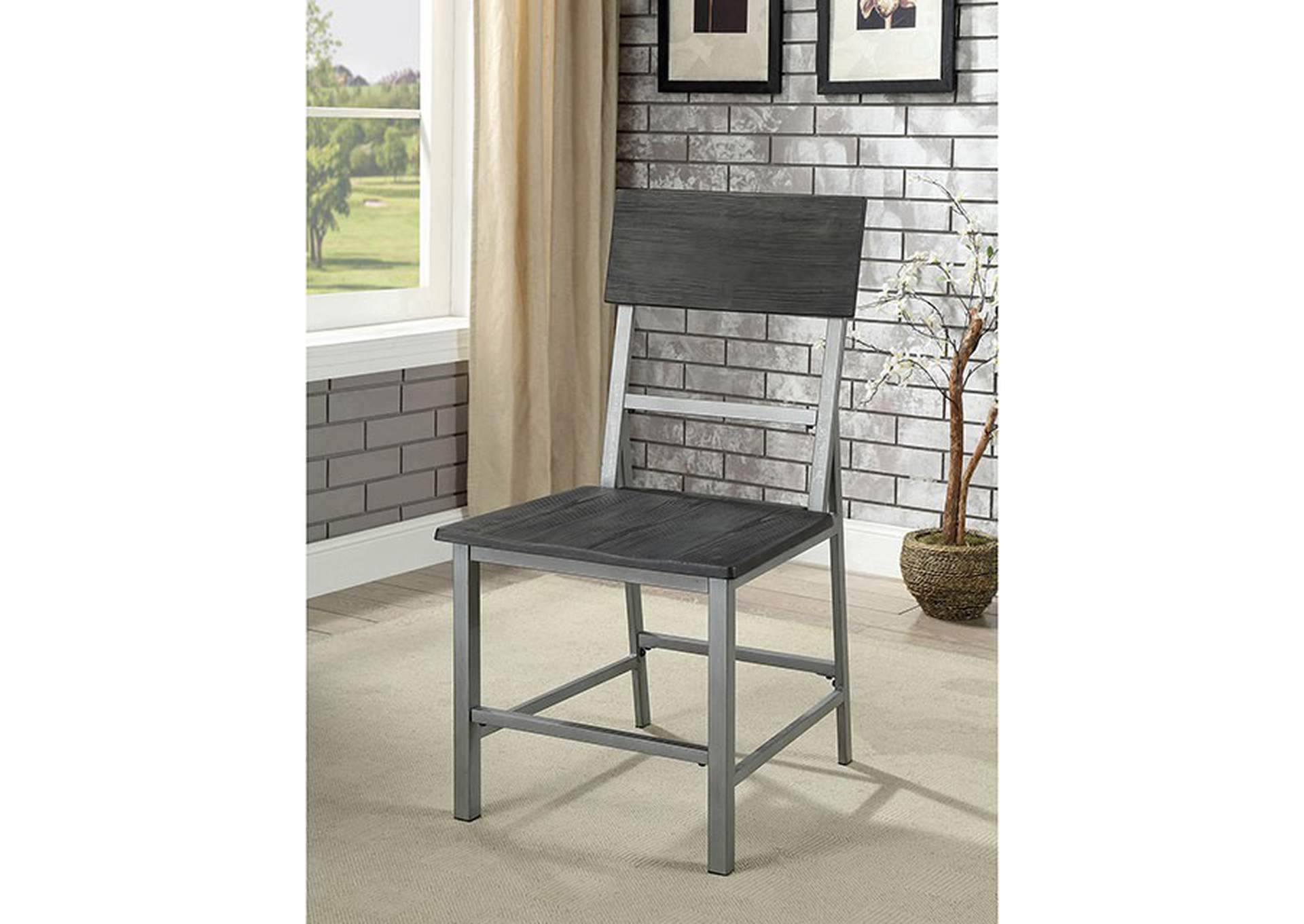 Nunez Side Chair (2 - Ctn),Furniture of America