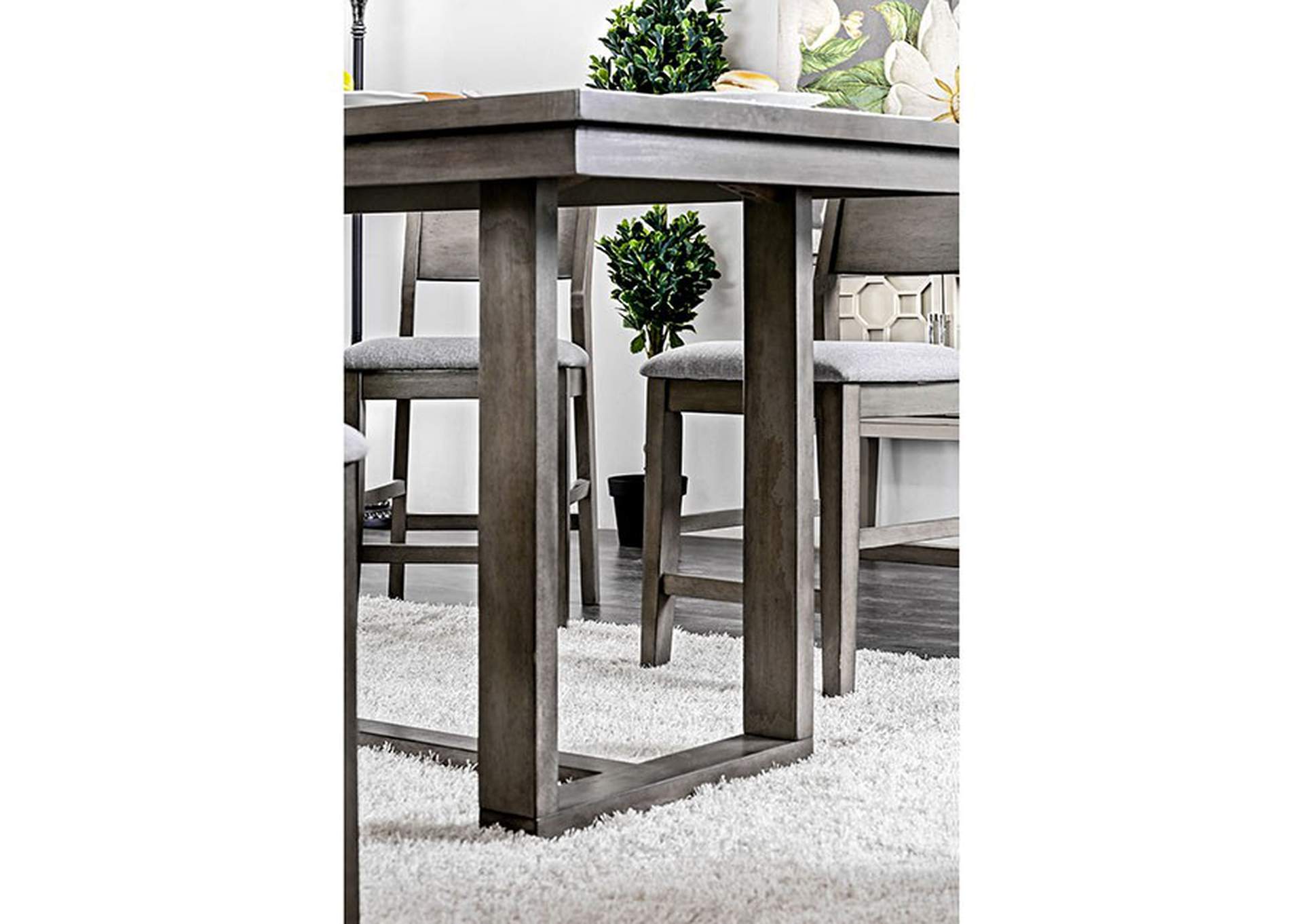 Anton Gray Counter Height Table,Furniture of America