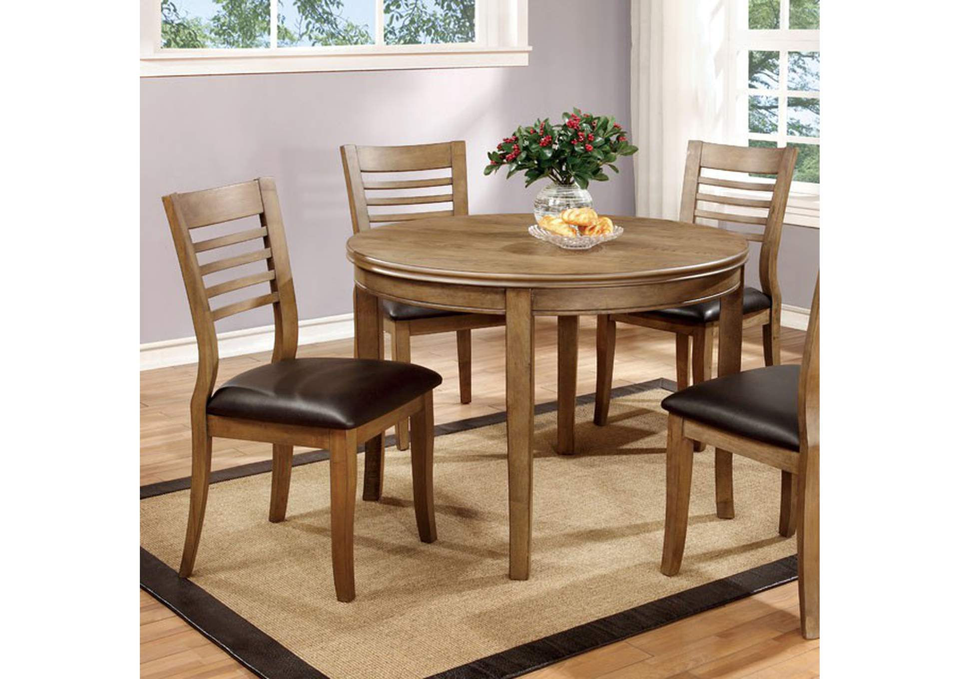 Dwight 48" Round Table,Furniture of America
