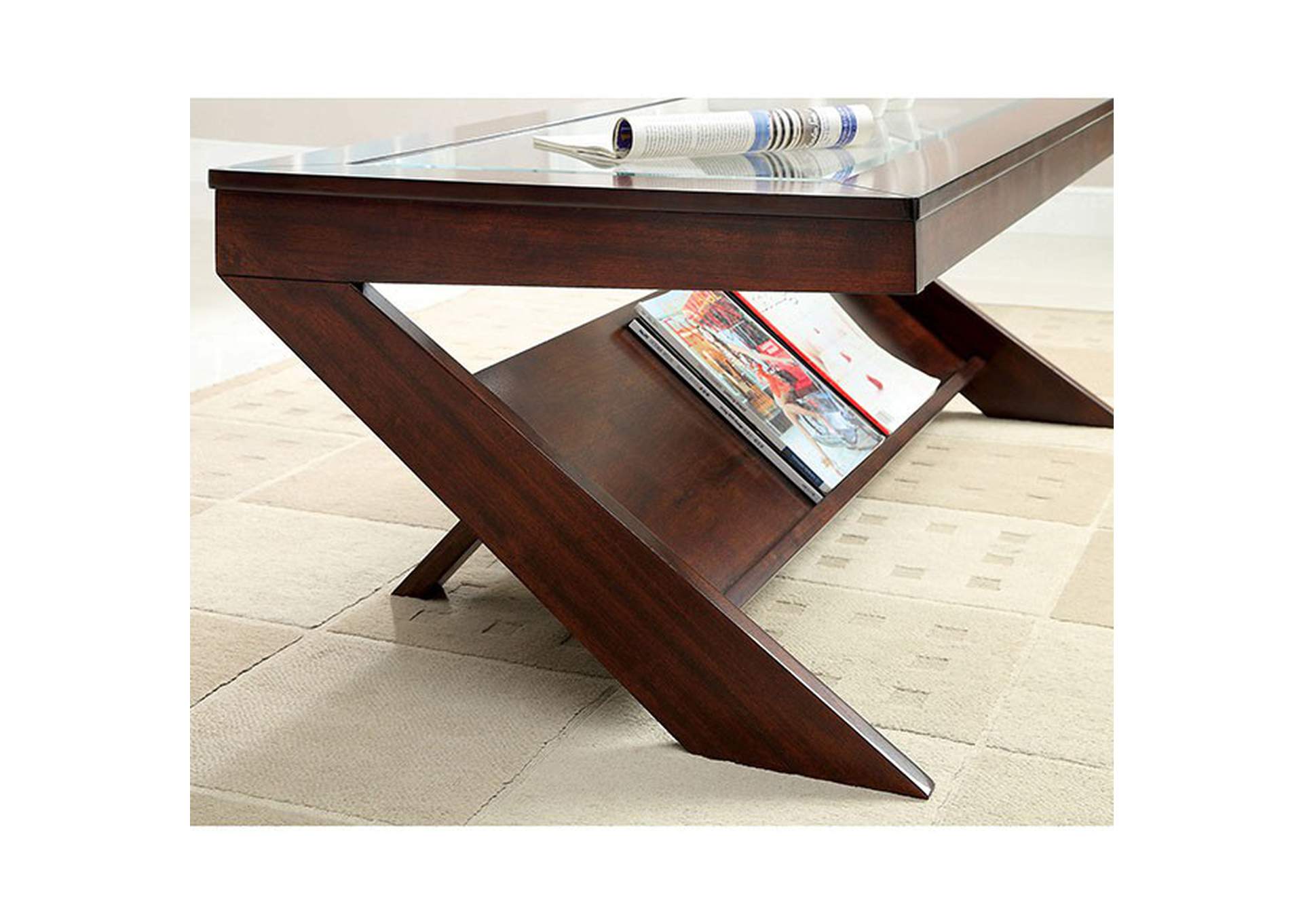 Vint End Table,Furniture of America