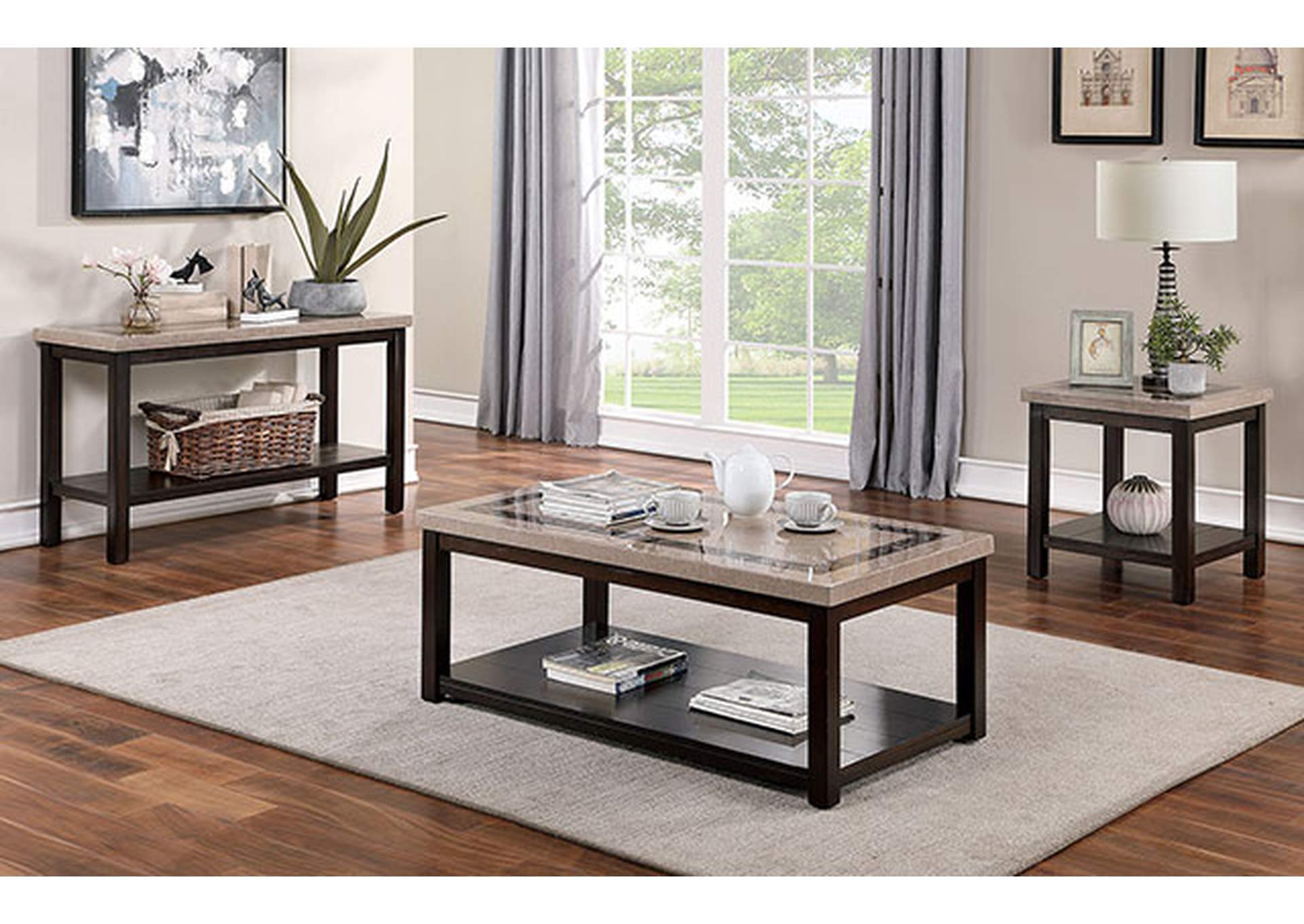 Rosetta End Table,Furniture of America