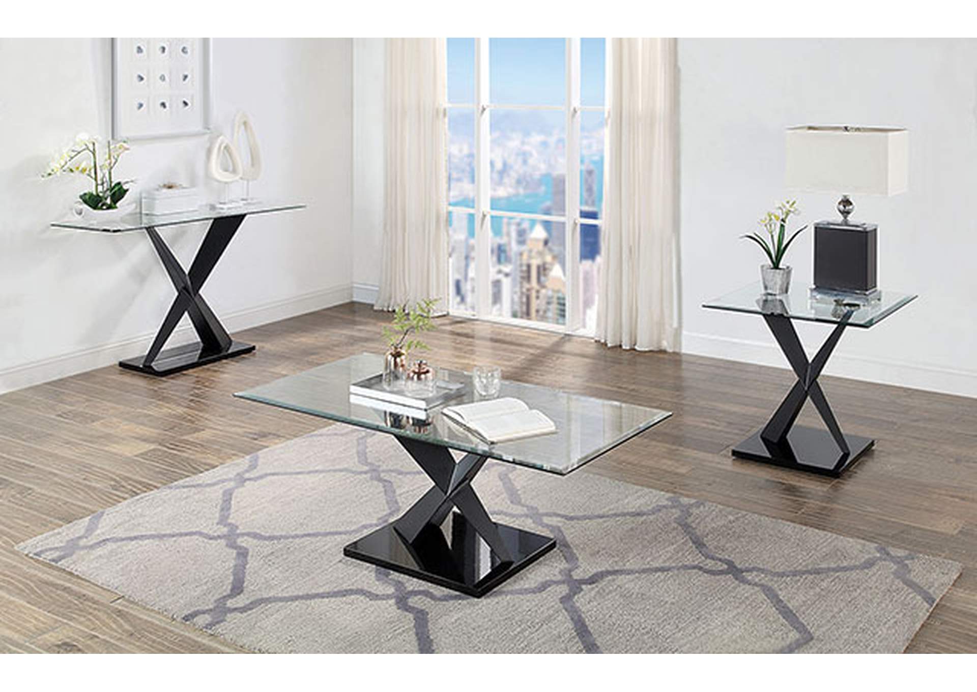 Xanthus End Table,Furniture of America