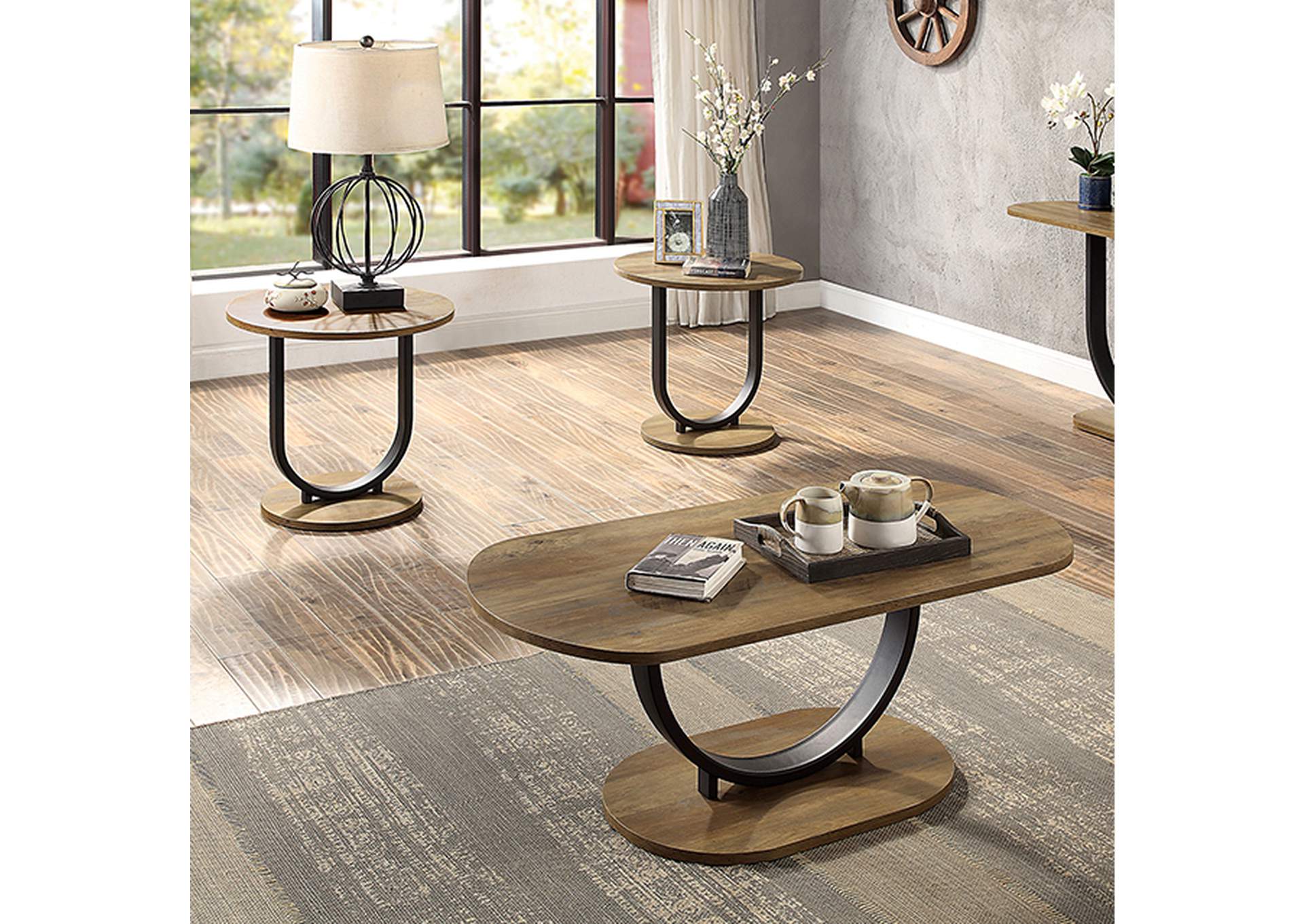 Olbia 3 Pc. Table Set,Furniture of America