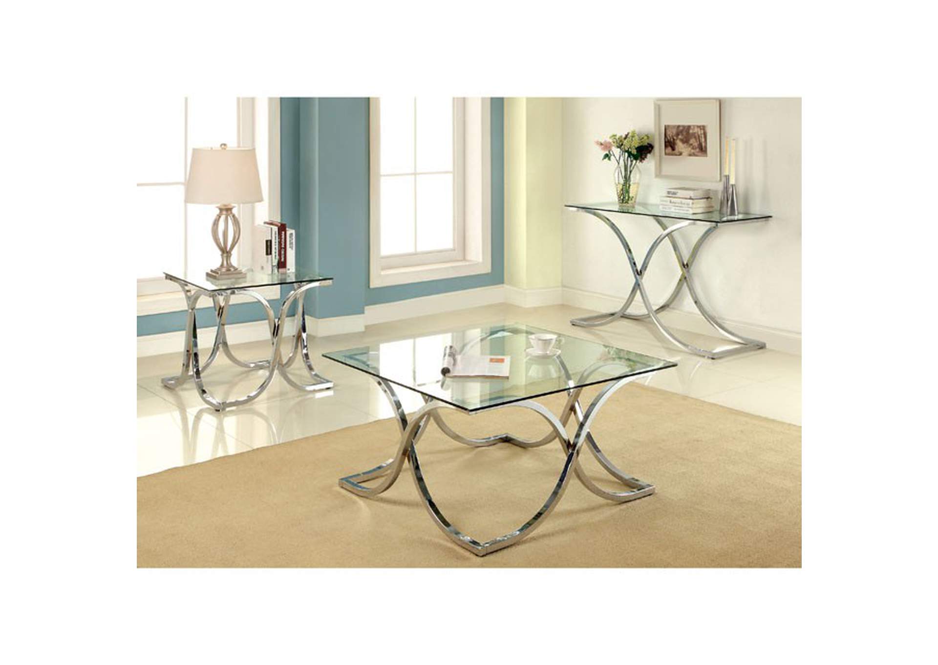 Luxa End Table,Furniture of America