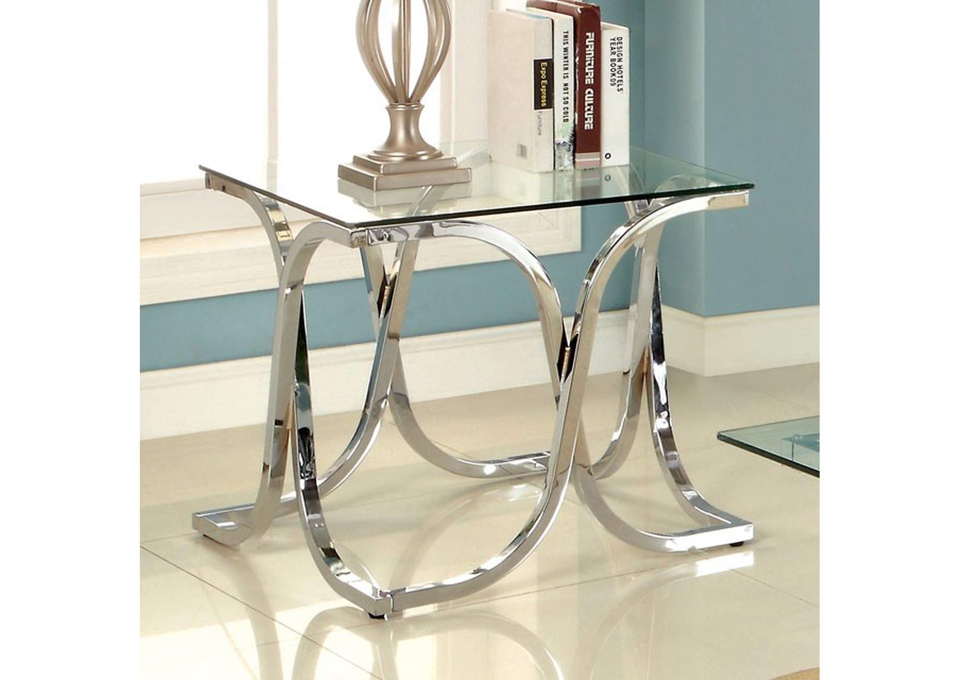 Luxa End Table,Furniture of America