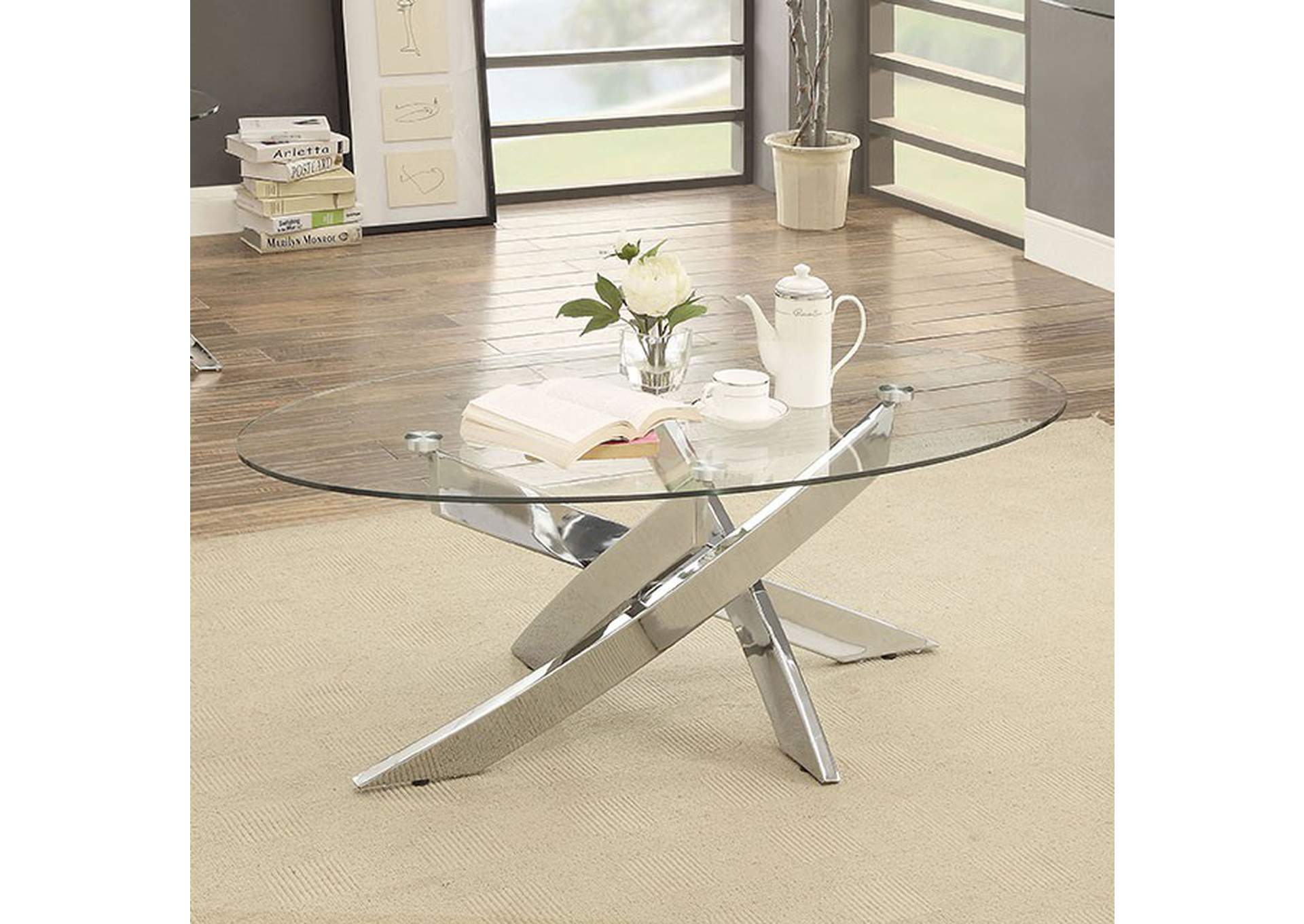 Laila Coffee Table,Furniture of America