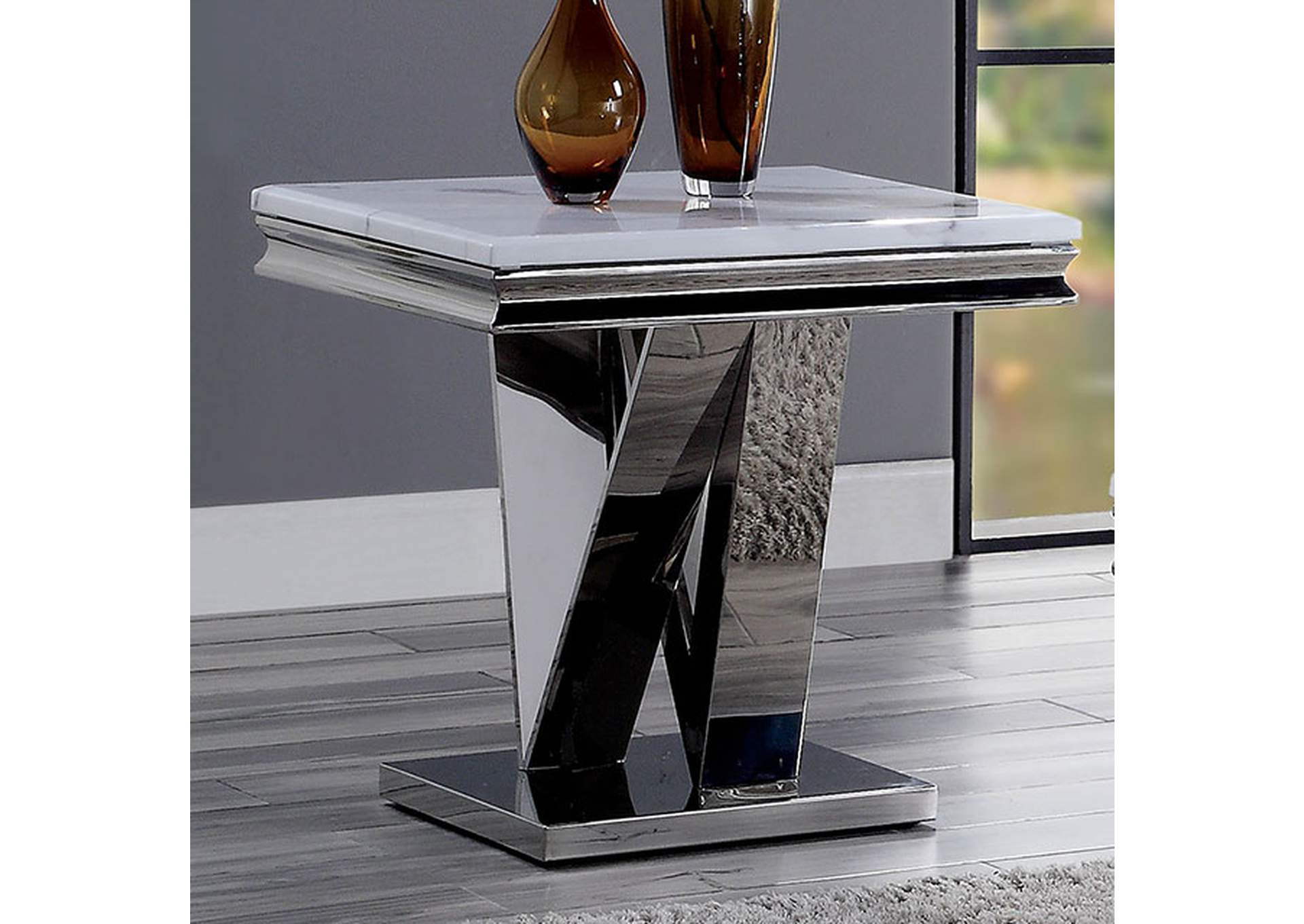 Villarsglane End Table,Furniture of America