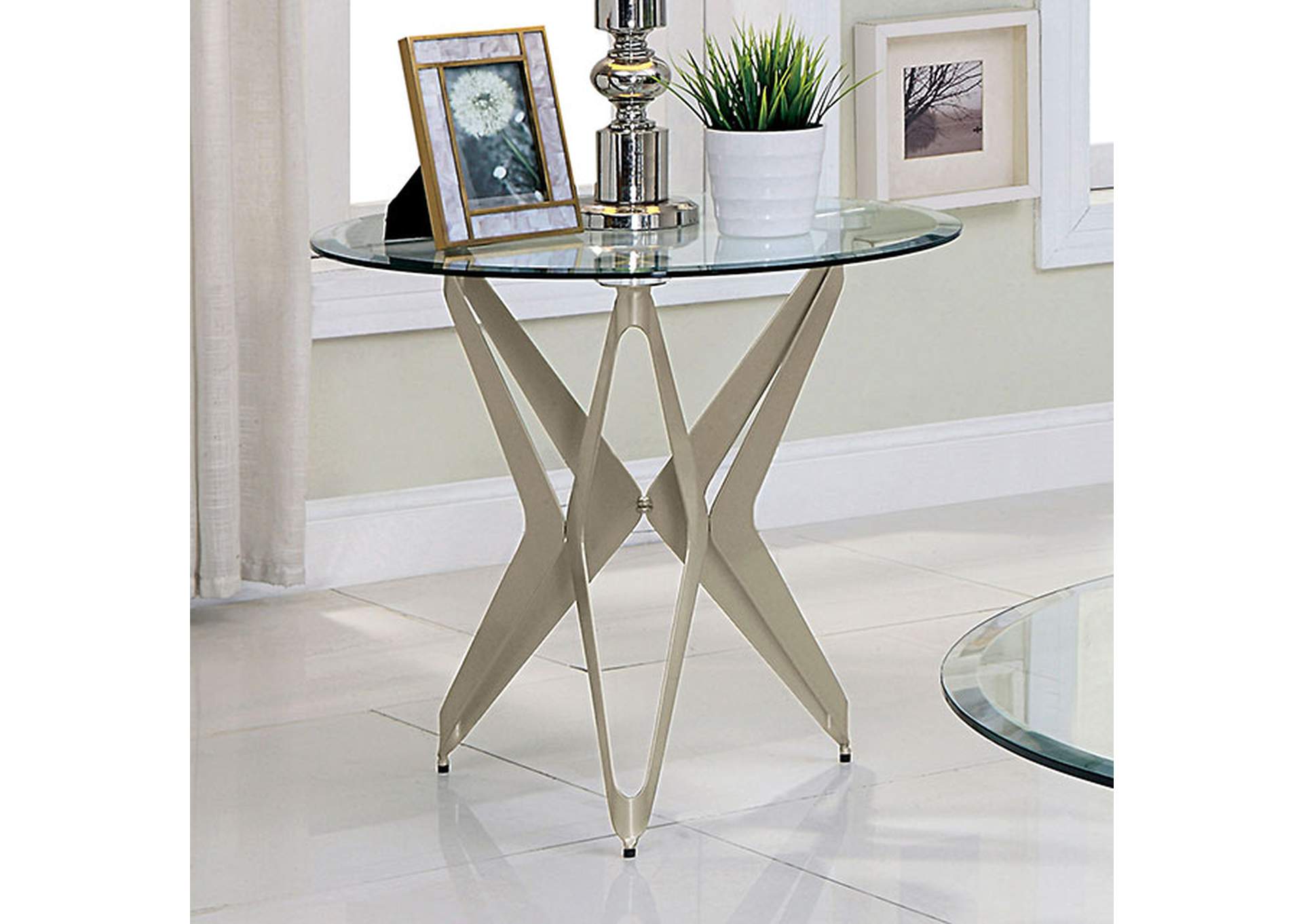 Alvise End Table,Furniture of America