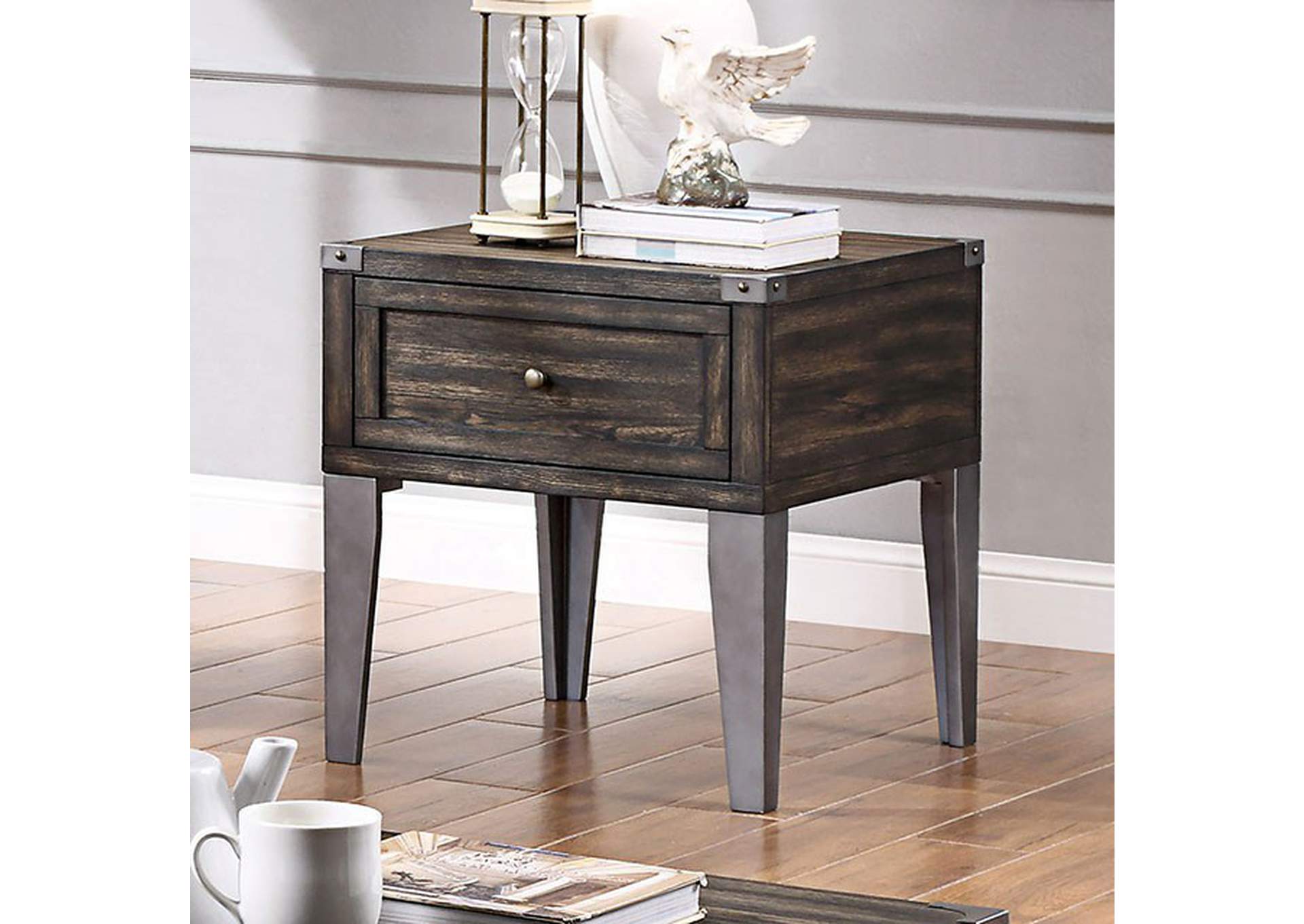 Piedmont End Table,Furniture of America