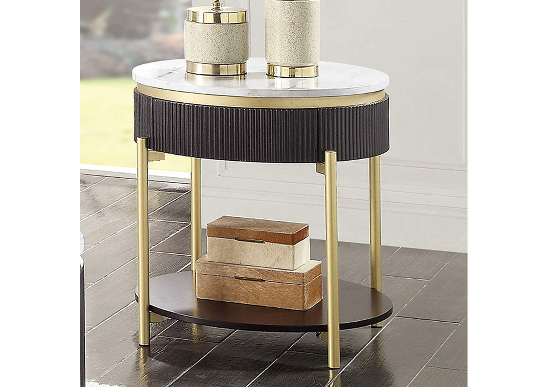 Koblenz End Table,Furniture of America