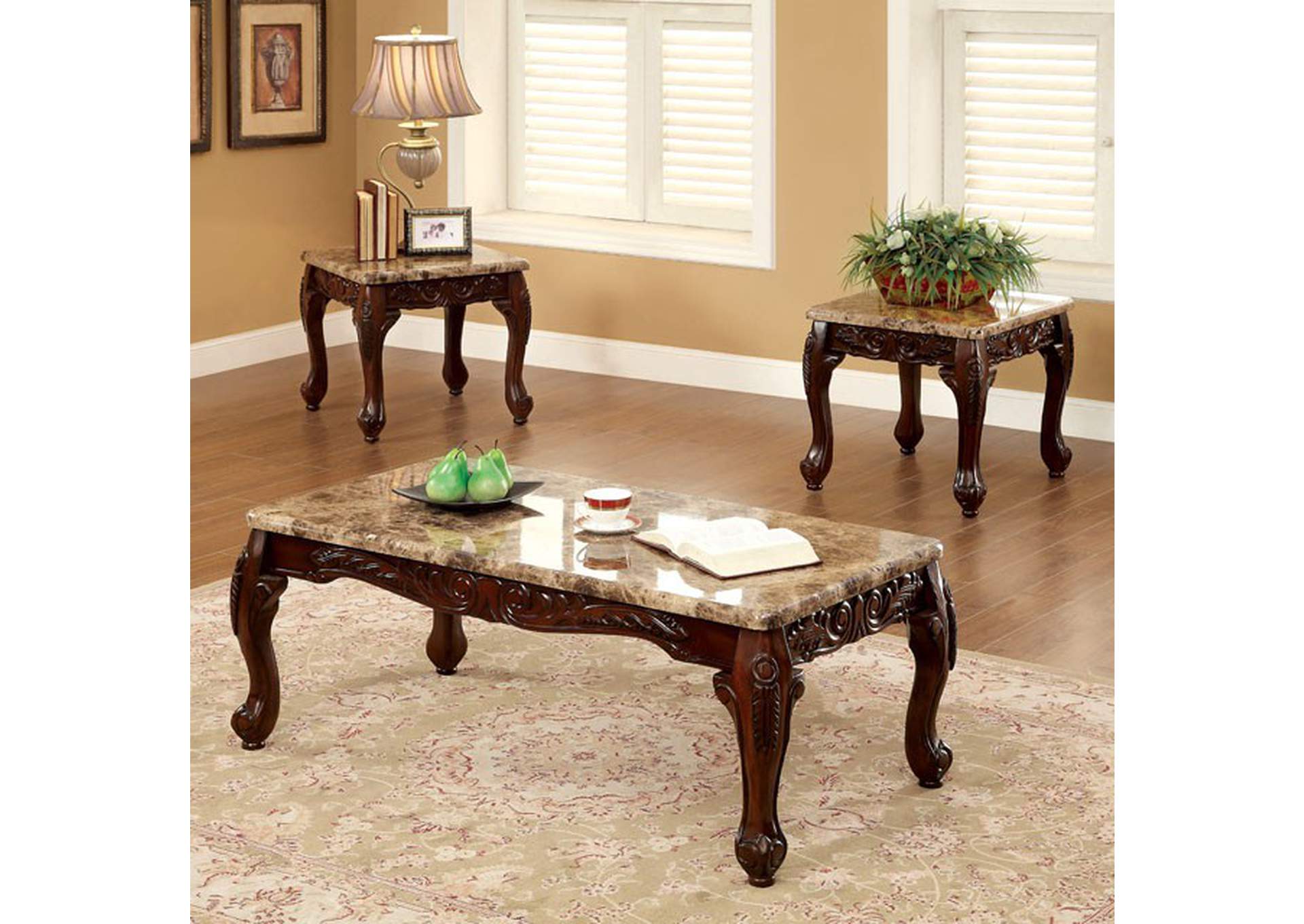 Lechester 3 Pc. Table Set,Furniture of America