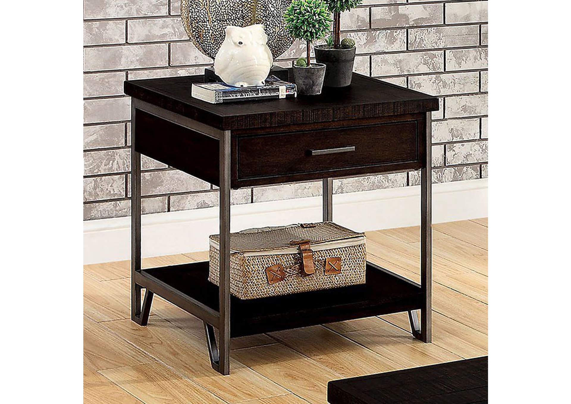 Wasta End Table,Furniture of America