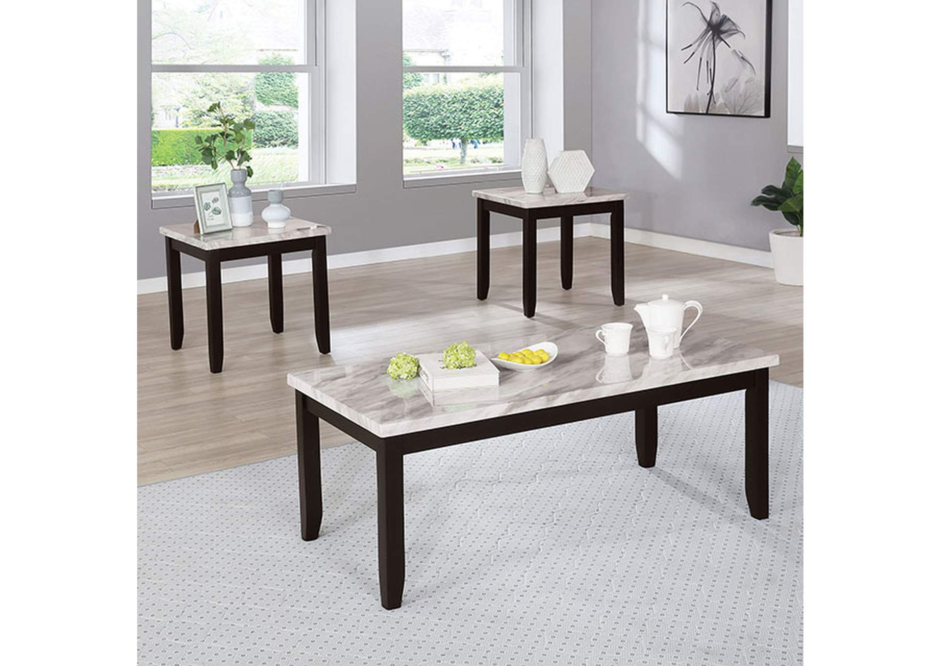 Lodivea 3 Pc. Table Set,Furniture of America