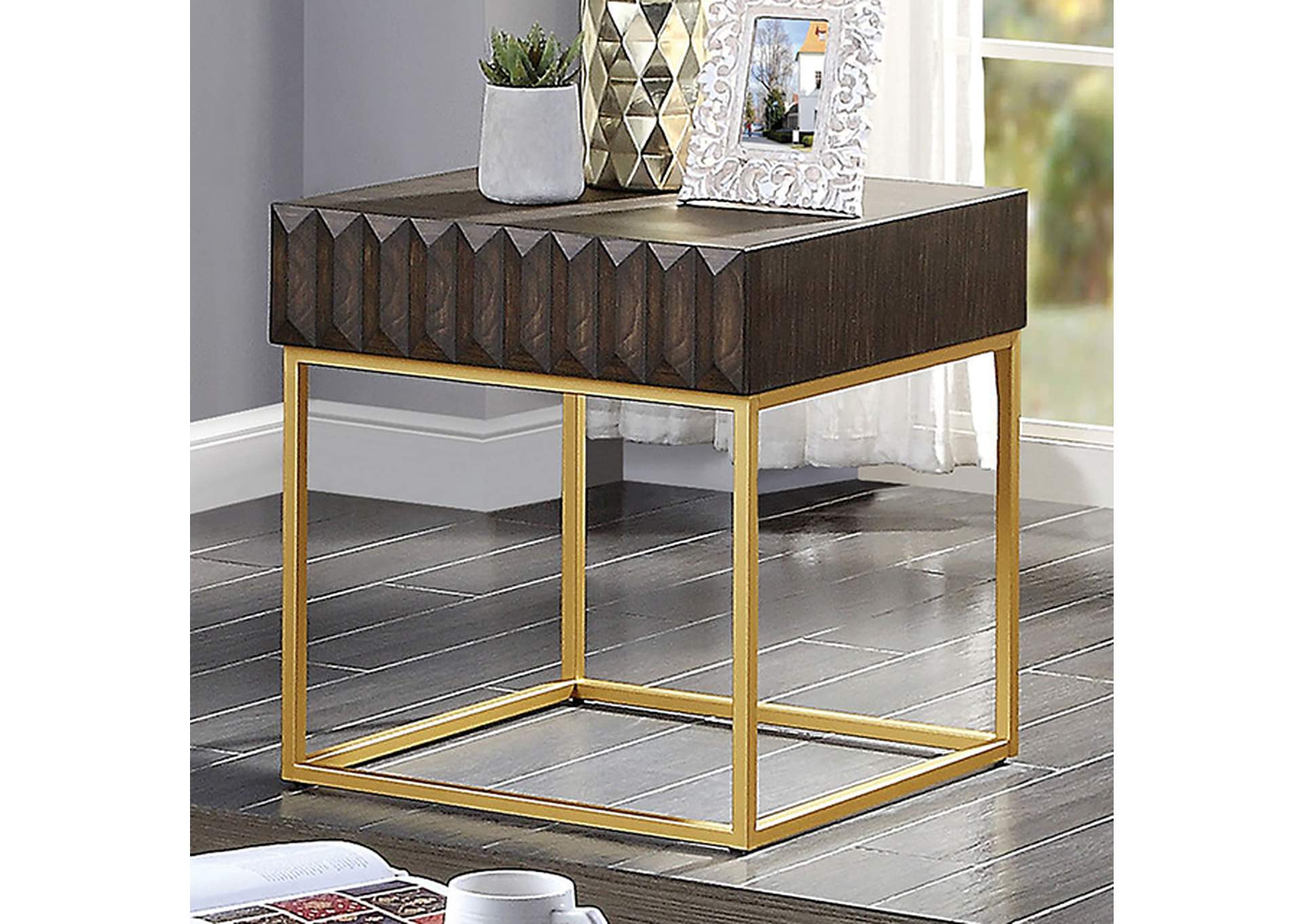 Augsburg End Table,Furniture of America