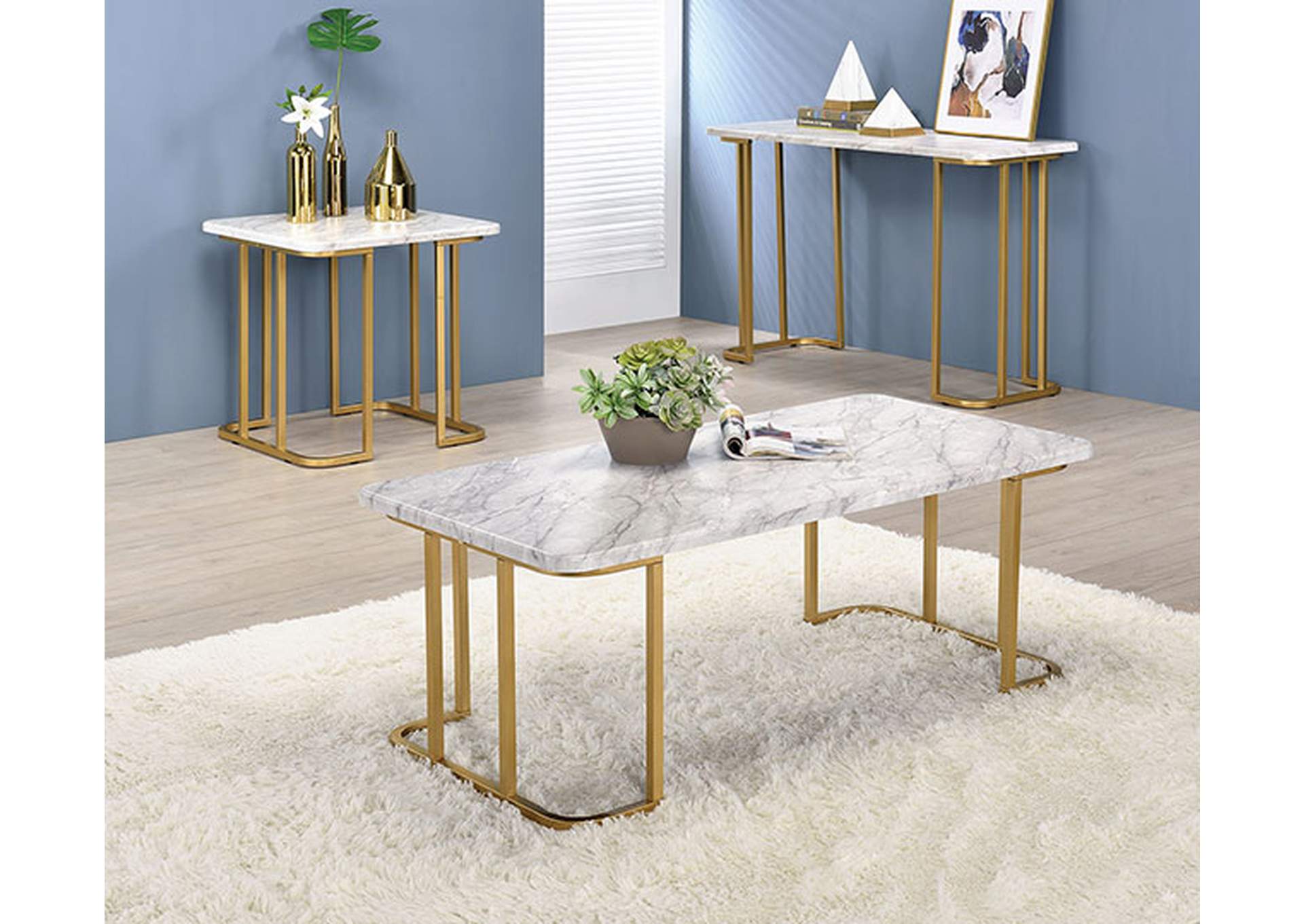 Calista Sofa Table,Furniture of America