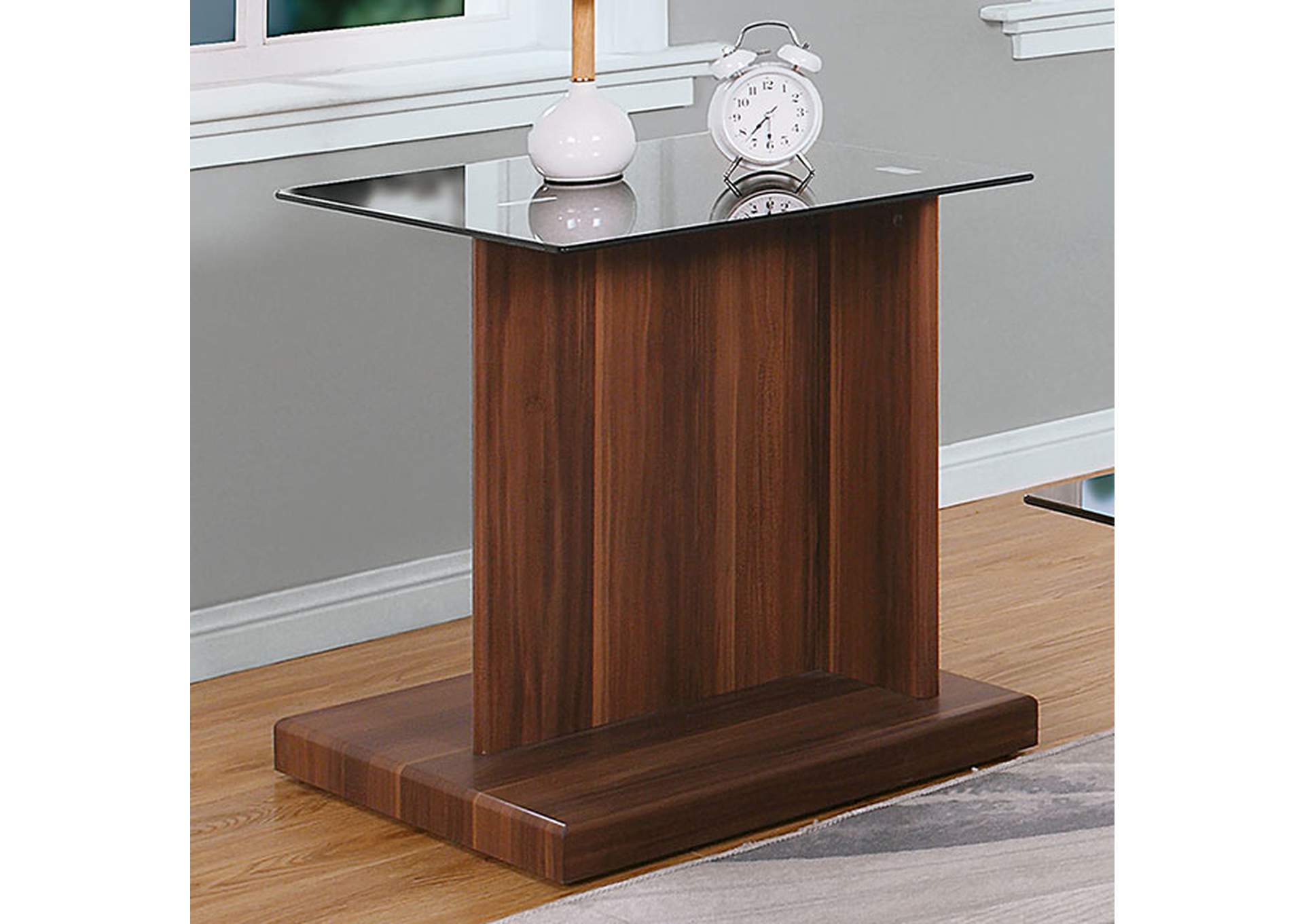 Mannedorf End Table,Furniture of America