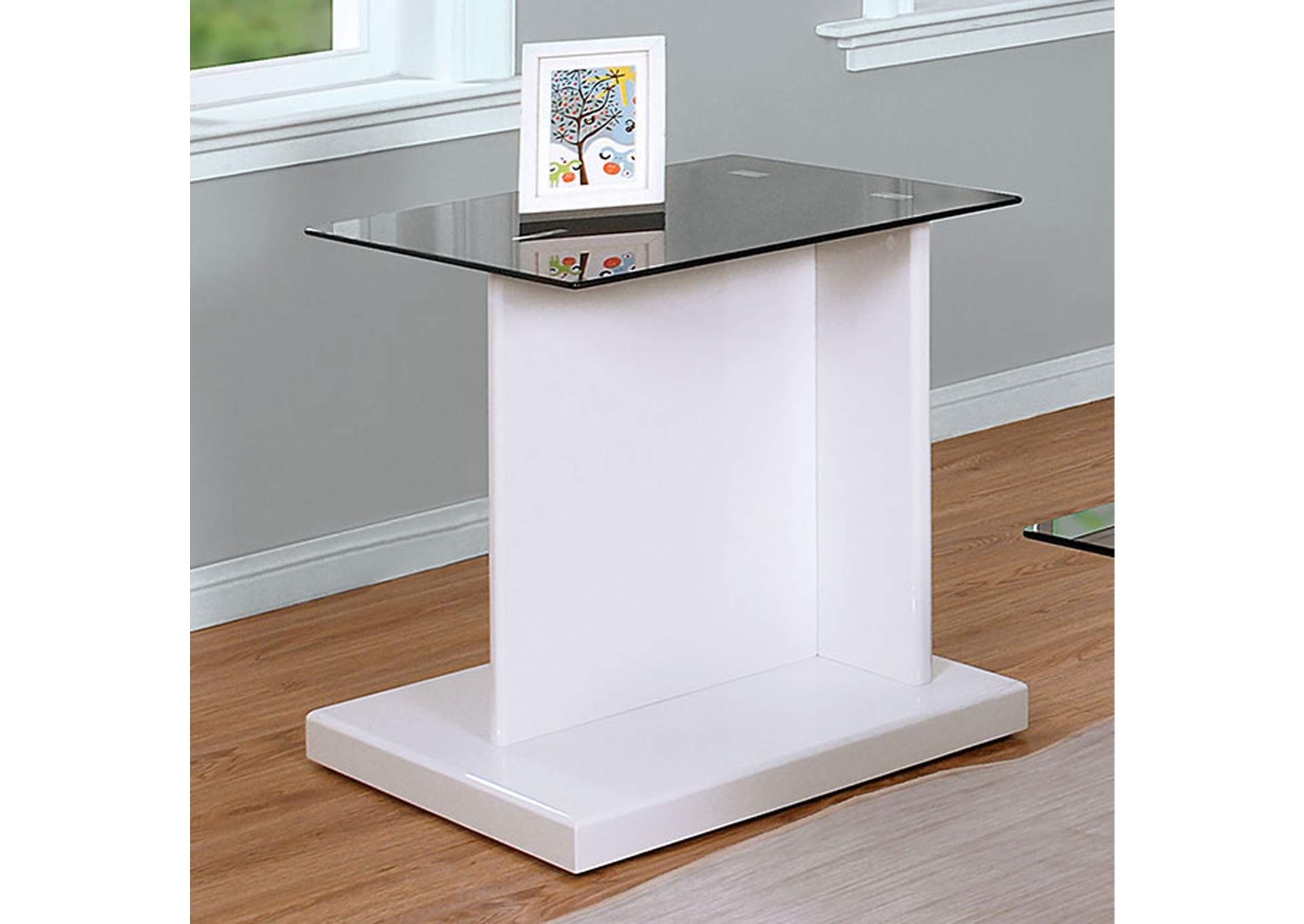 Mannedorf End Table,Furniture of America