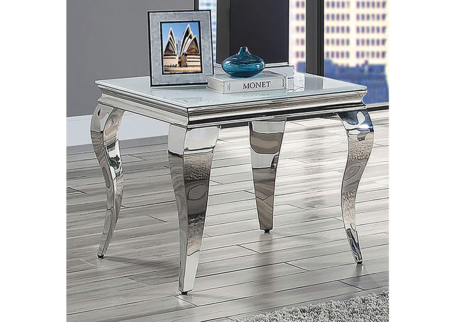 Wetzikon End Table,Furniture of America