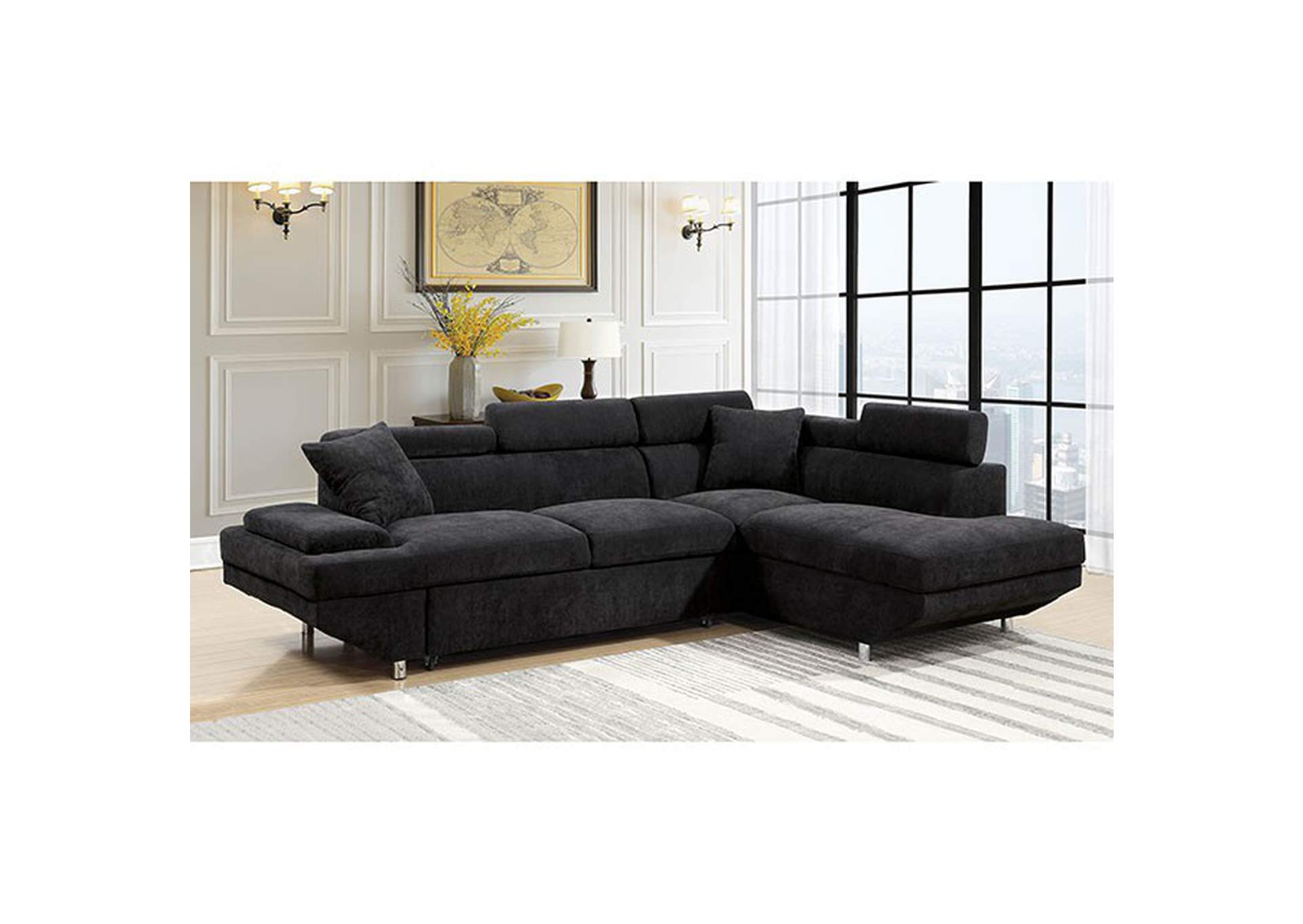 Foreman Sectional,Furniture of America