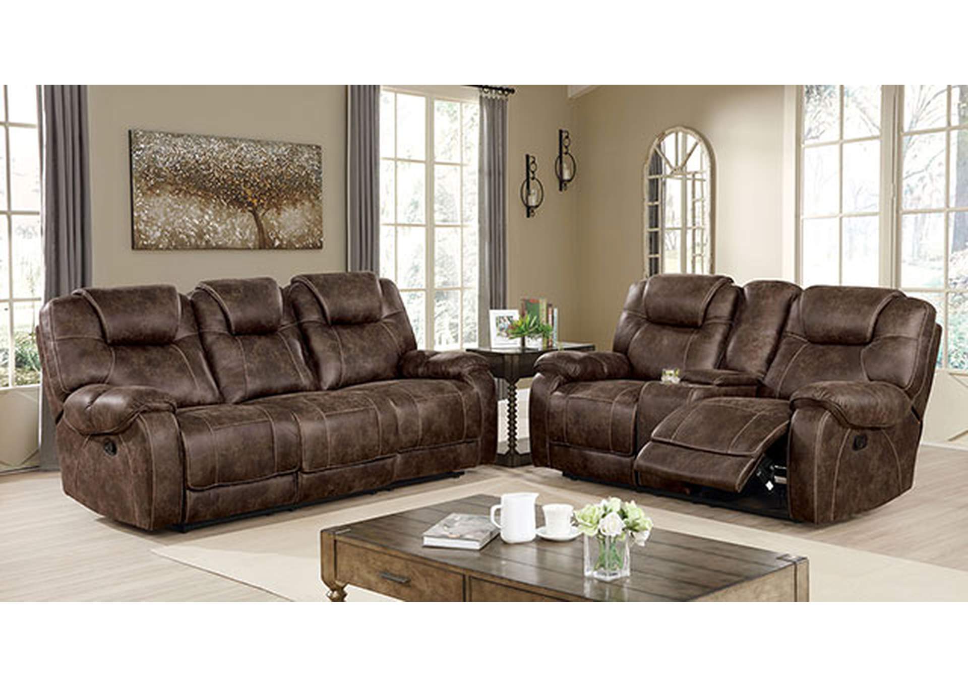 Kennedy Loveseat,Furniture of America