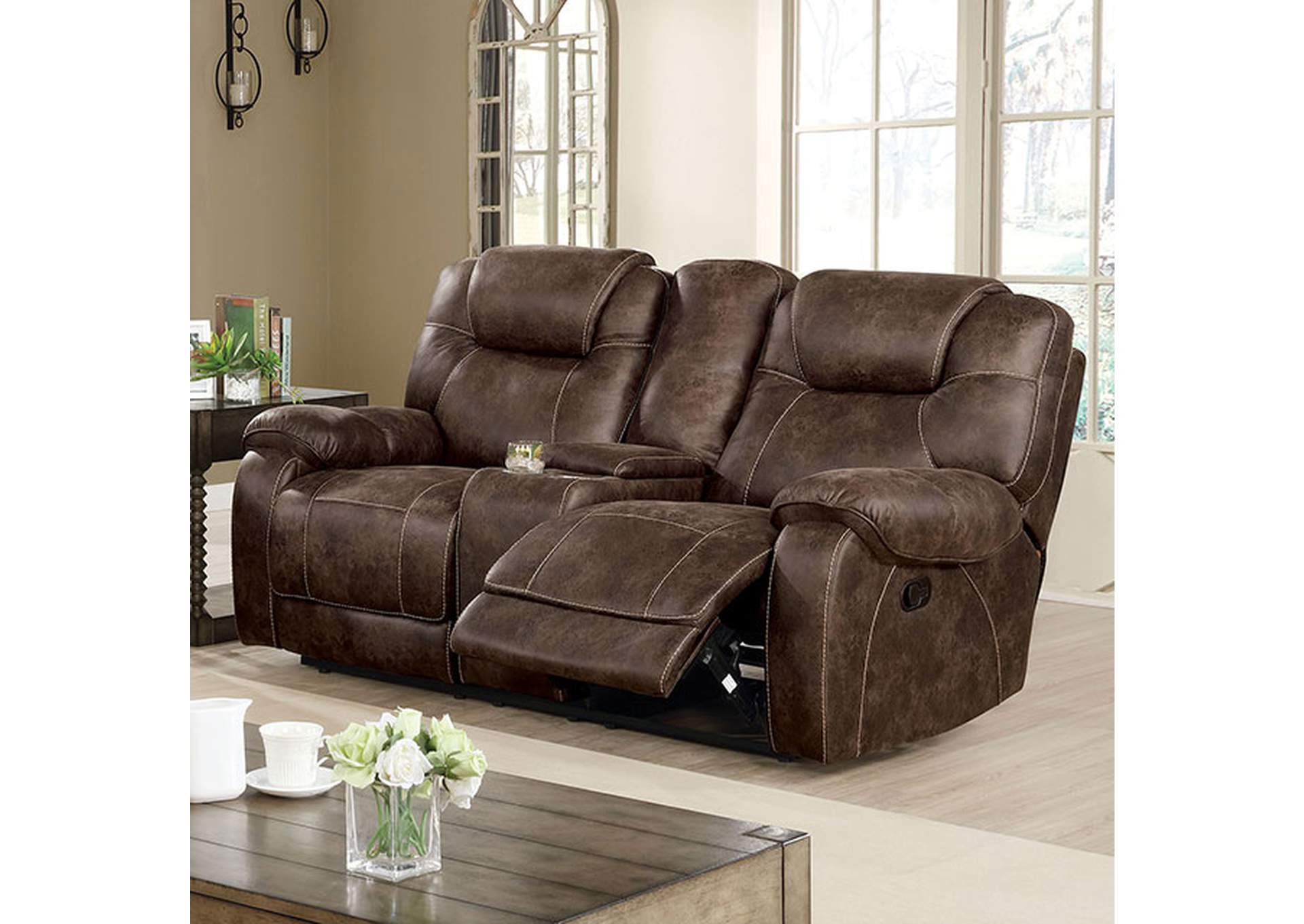 Kennedy Loveseat,Furniture of America