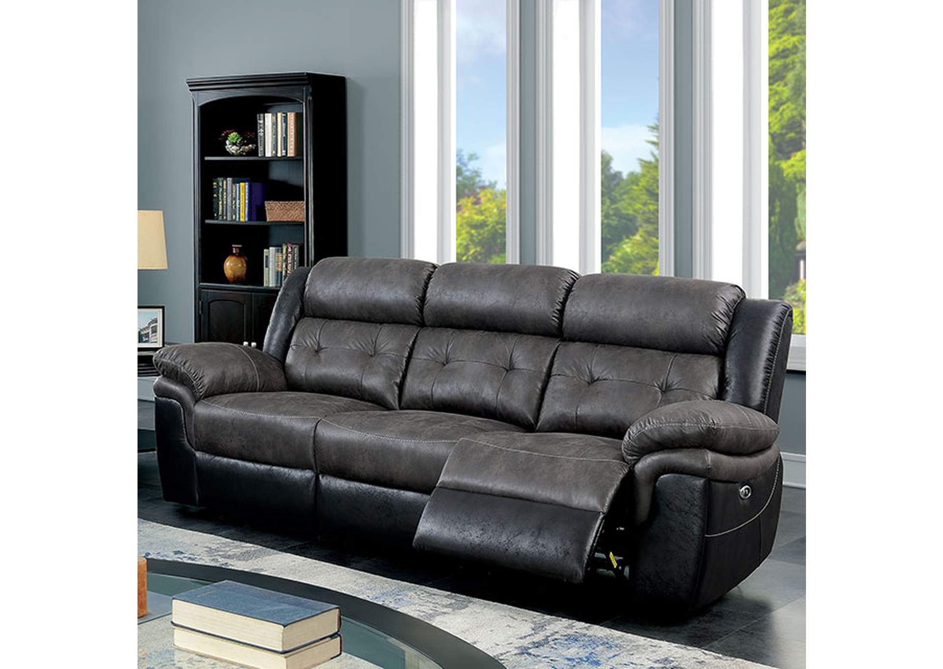 Brookdale Power Sofa,Furniture of America