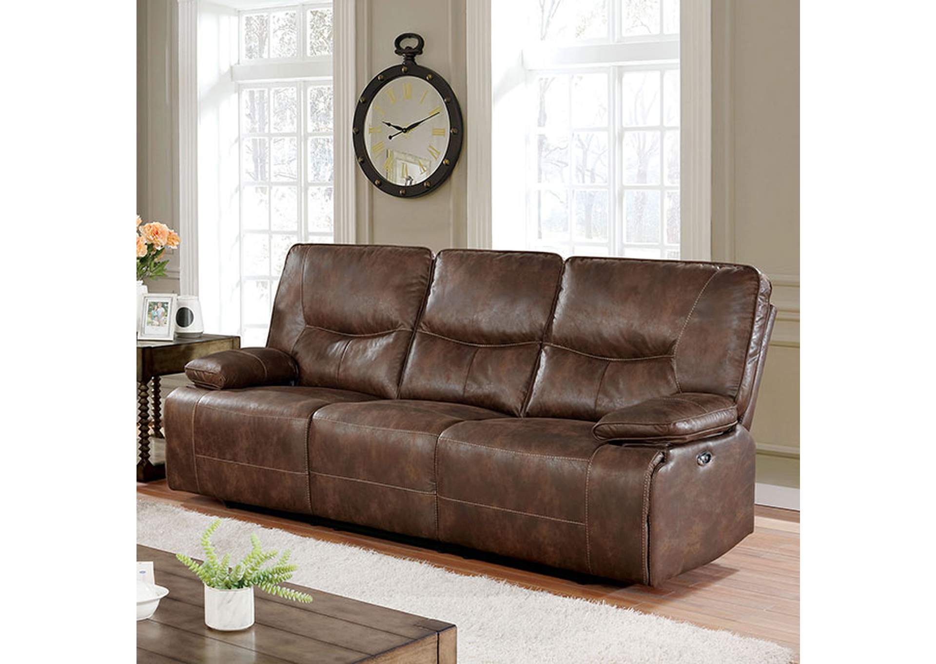 Chantoise Power Sofa,Furniture of America