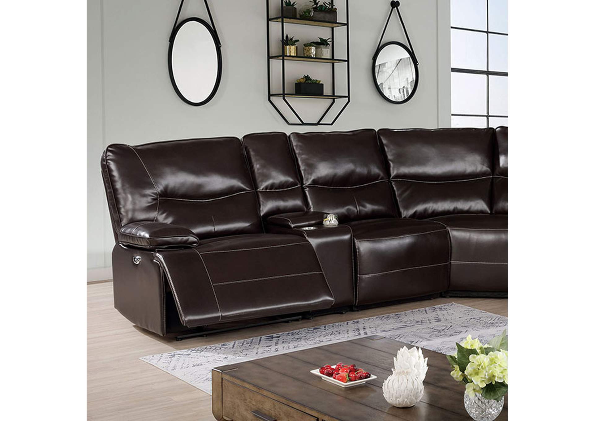 Alayna Power Sectional,Furniture of America