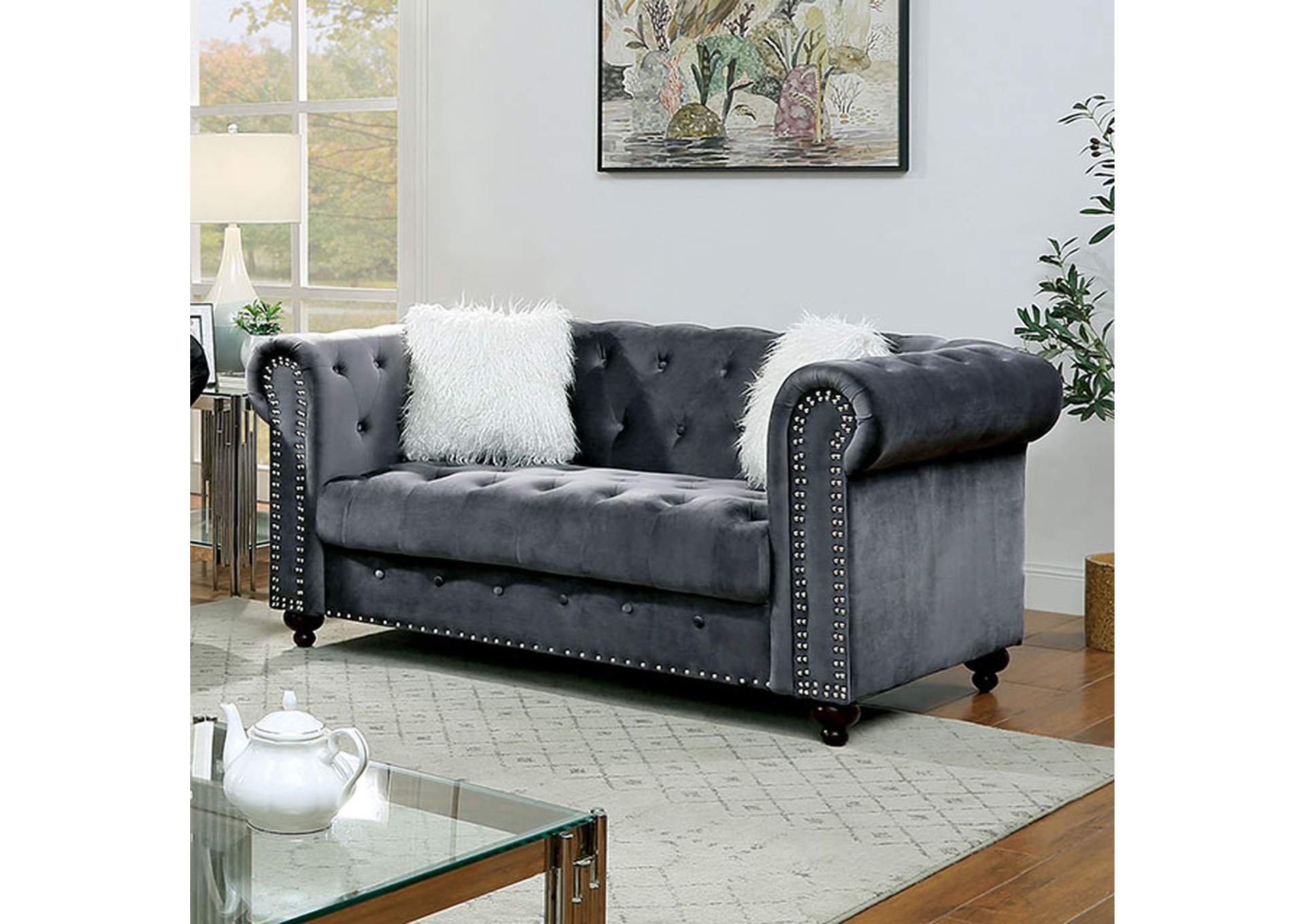 Giacomo Loveseat,Furniture of America