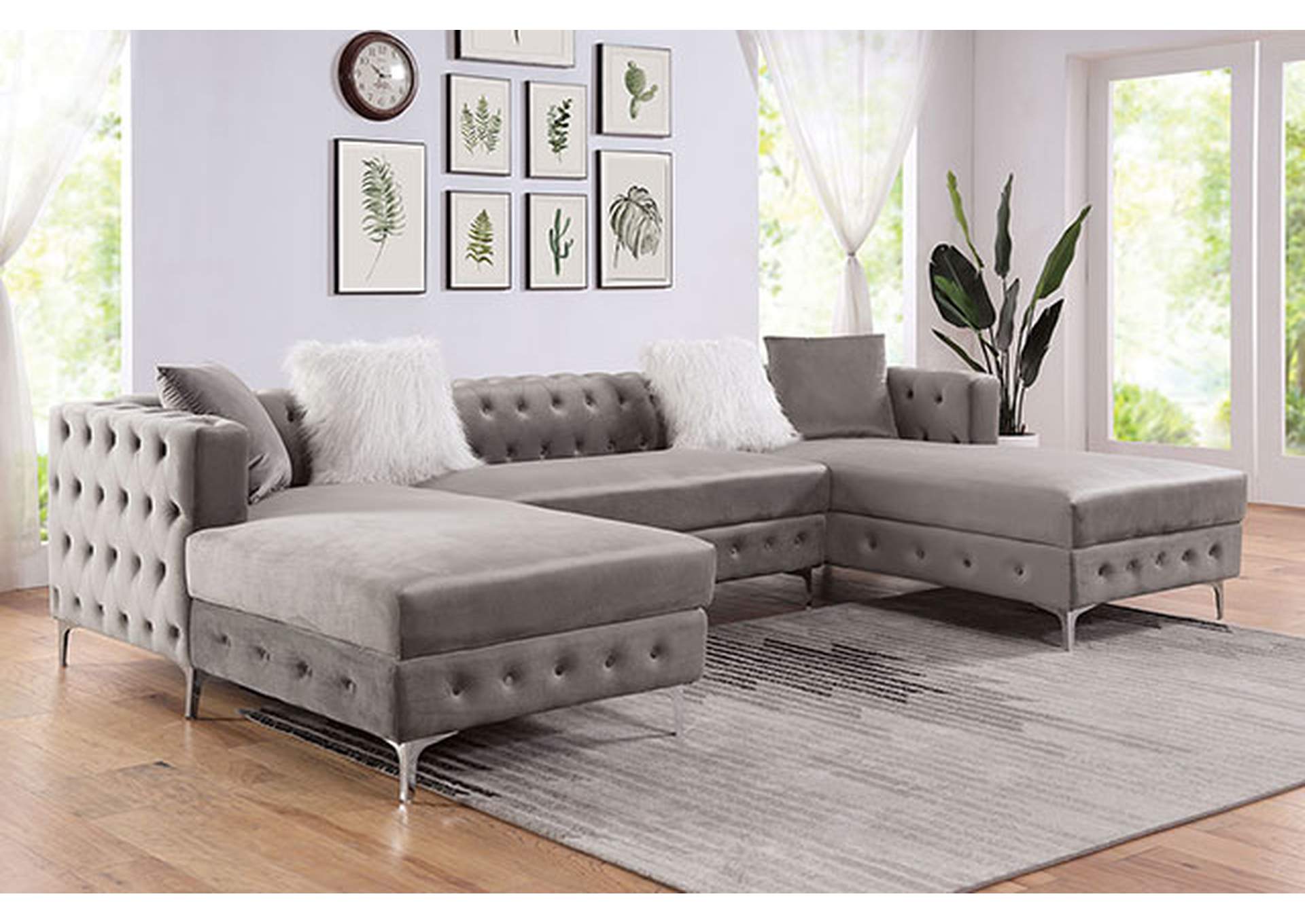 Ciabattoni Sectional,Furniture of America