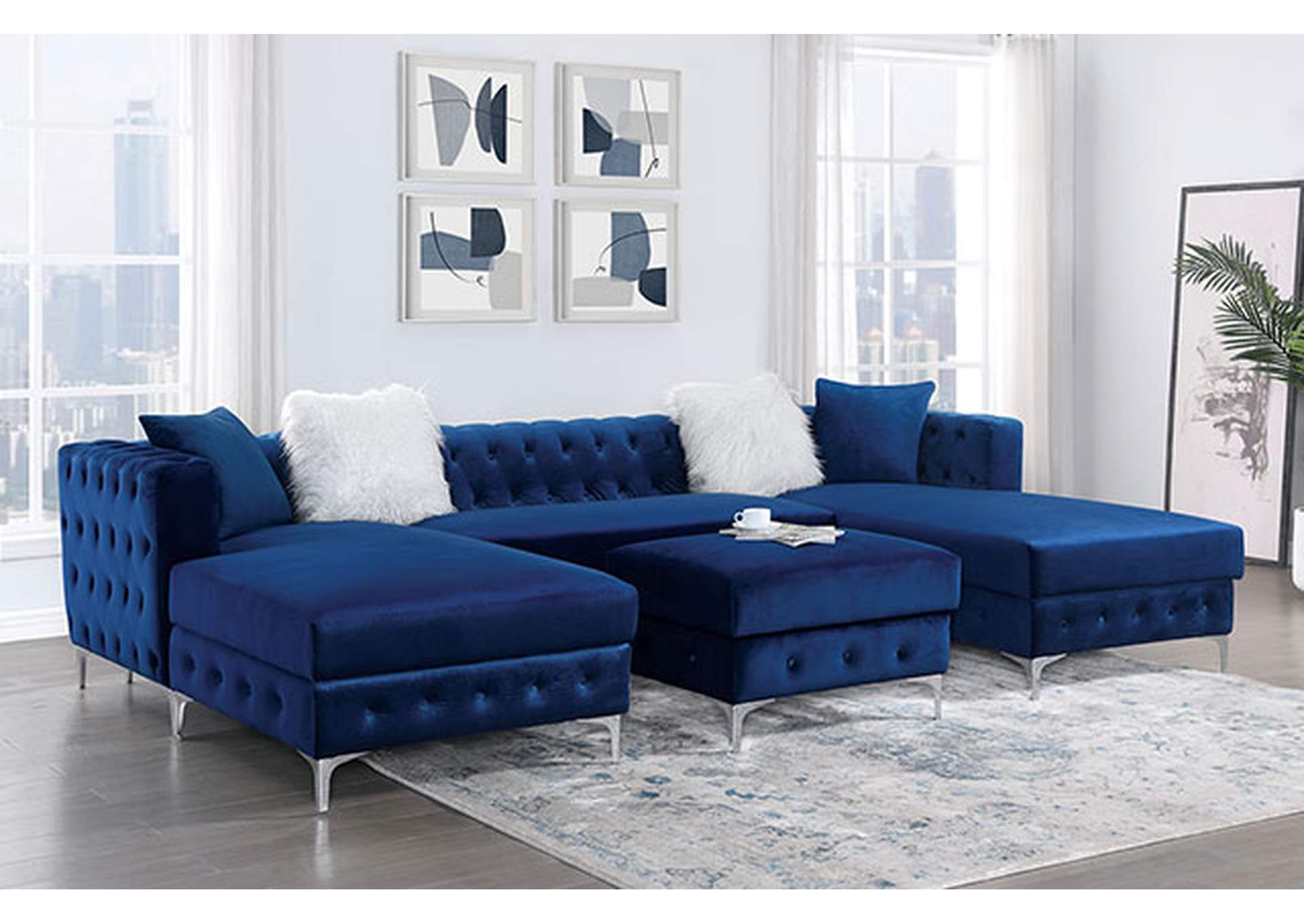 Ciabattoni Sectional,Furniture of America